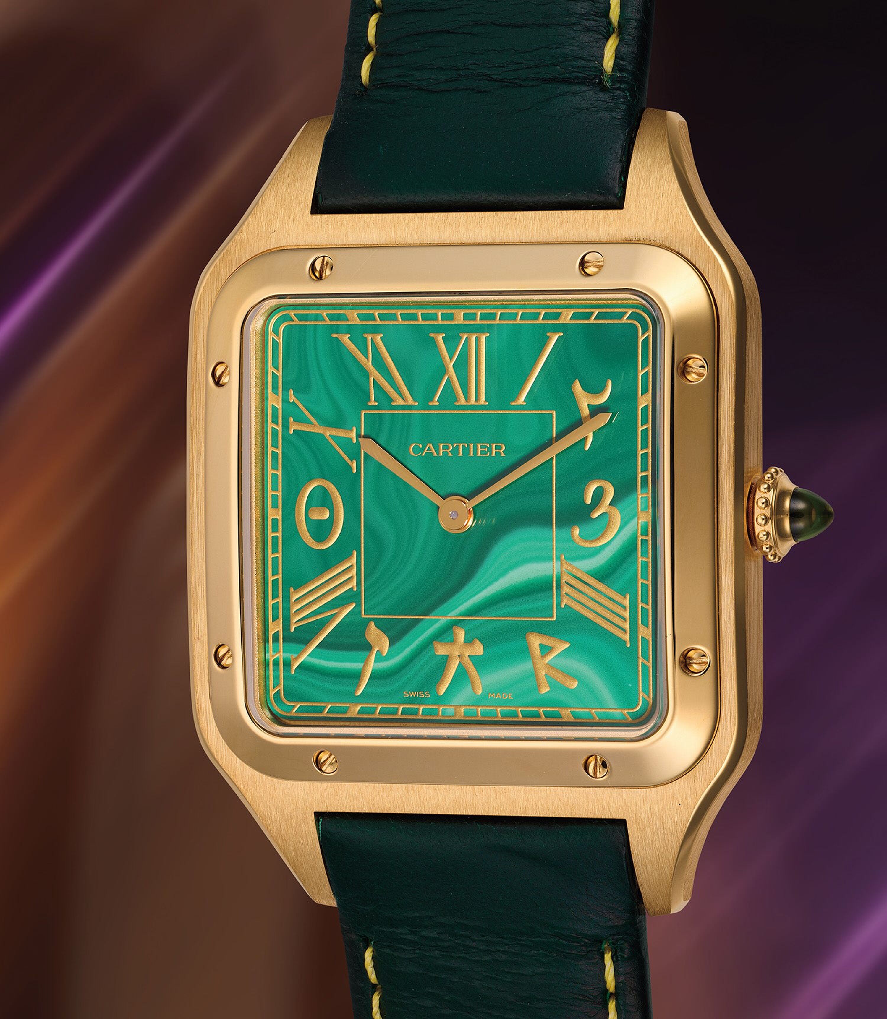 De Cartier Santos Dumont Timepeace, een vergelijkbaar exemplaar als die van Jimmy Fallon