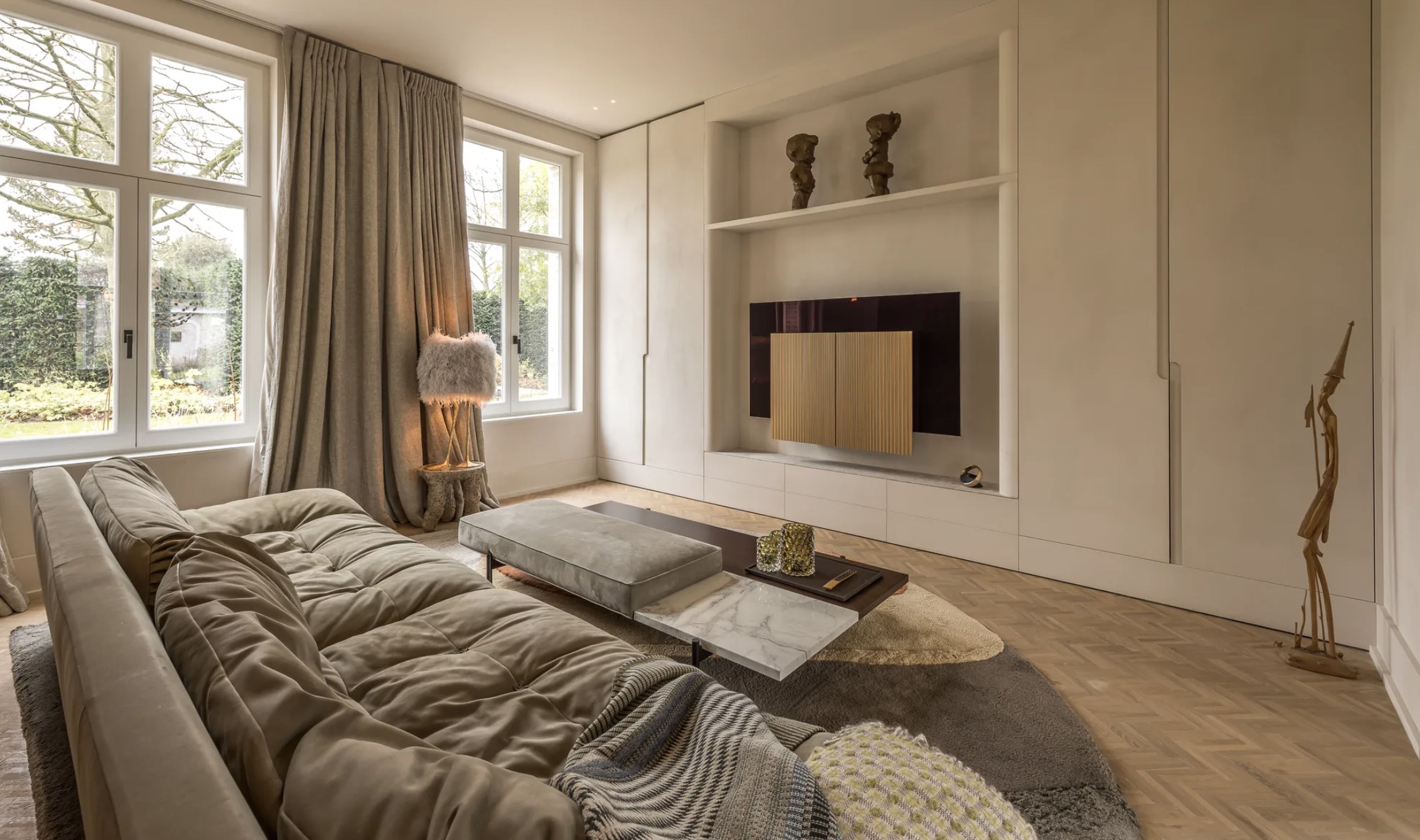 De villa van Harry van Zandwijk in Blaricum