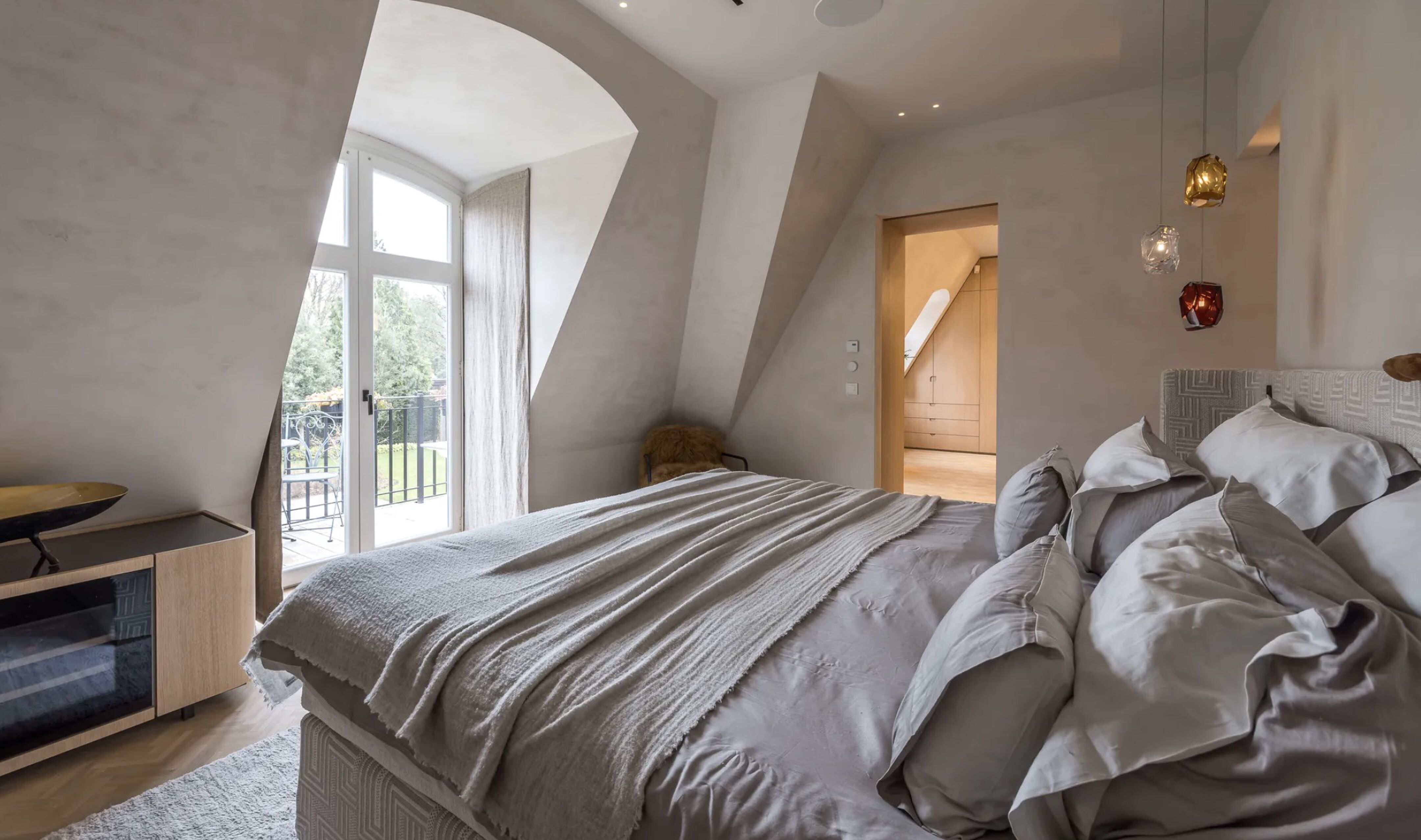 De villa van Harry van Zandwijk in Blaricum