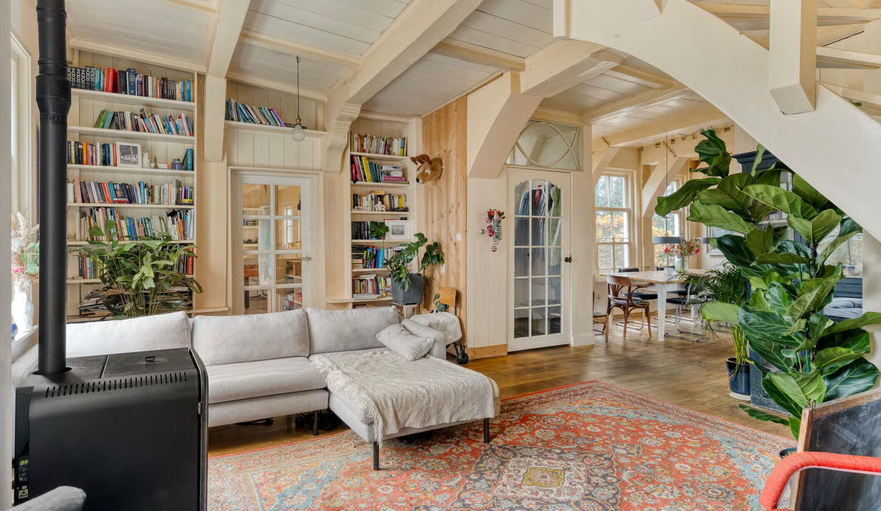 De woning van Frank Evenblij in Broek in Waterland