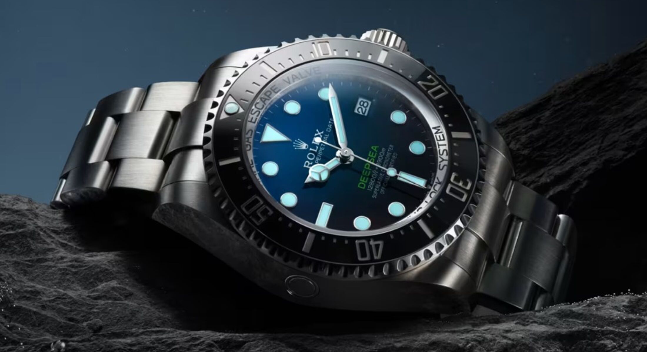 Een Rolex Deepsea, die duurder is geworden door een prijsverhoging
