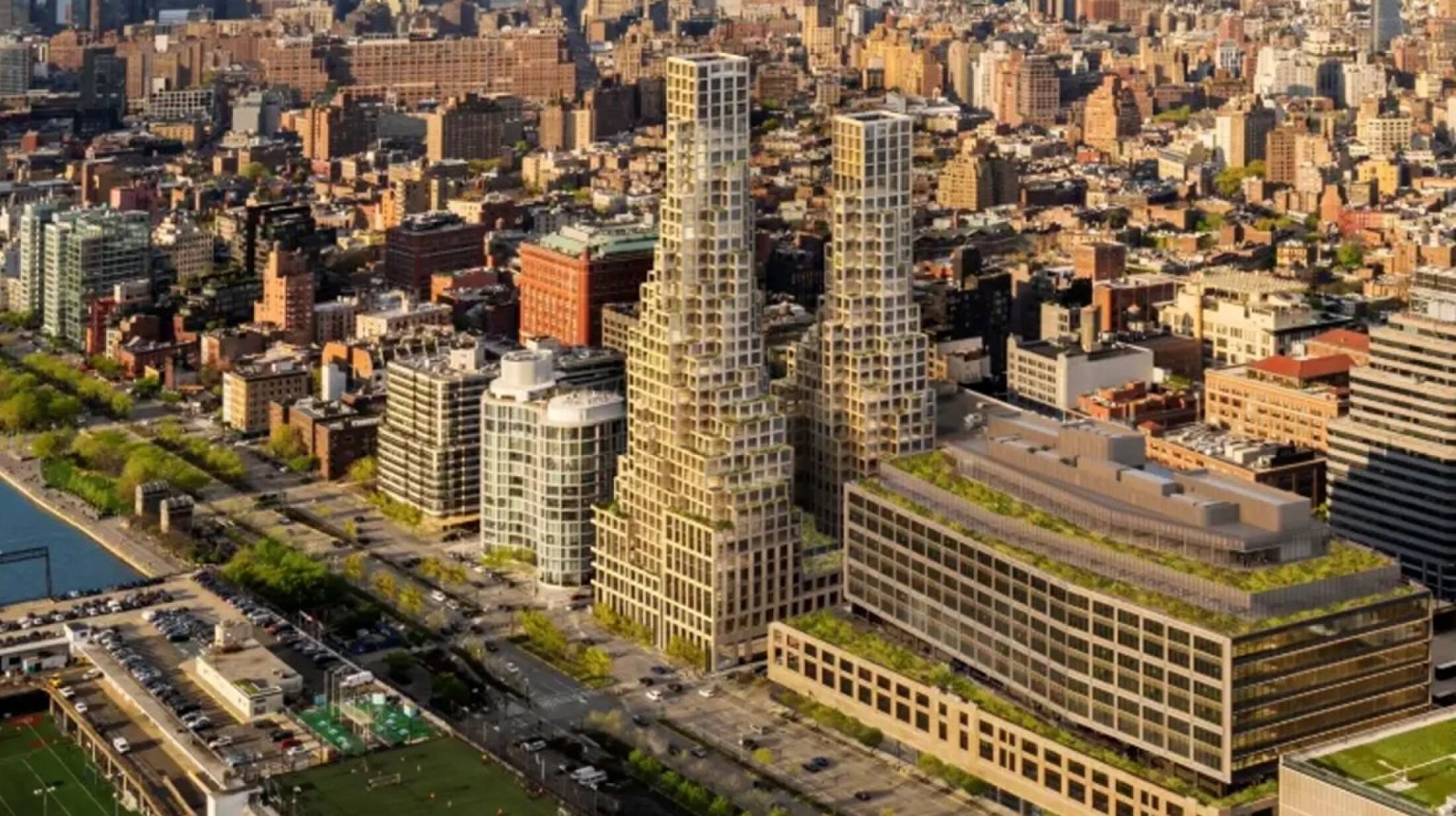 Het pand waar het duurste appartement van Lower Manhattan in zit