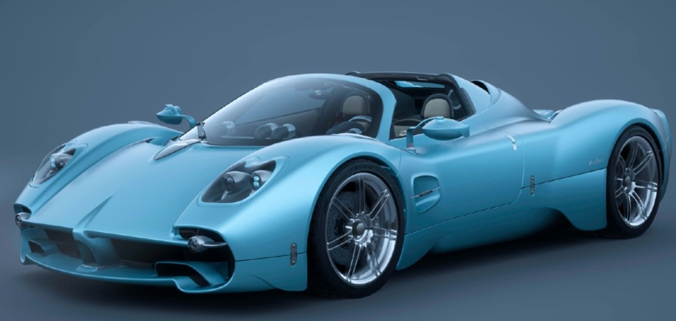 De Pagani die bij het huis wordt geleverd