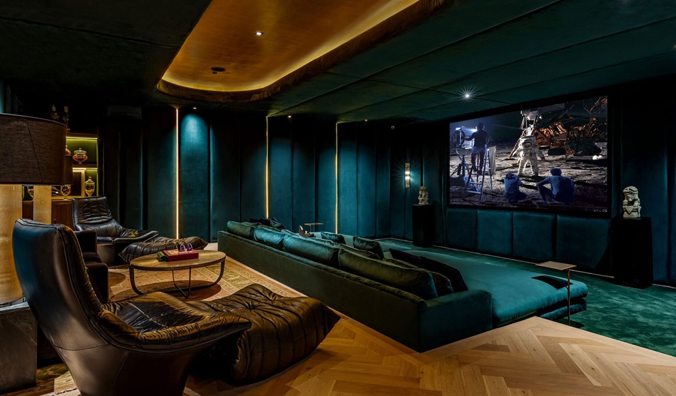 De super-de-luxe thuisbioscoop