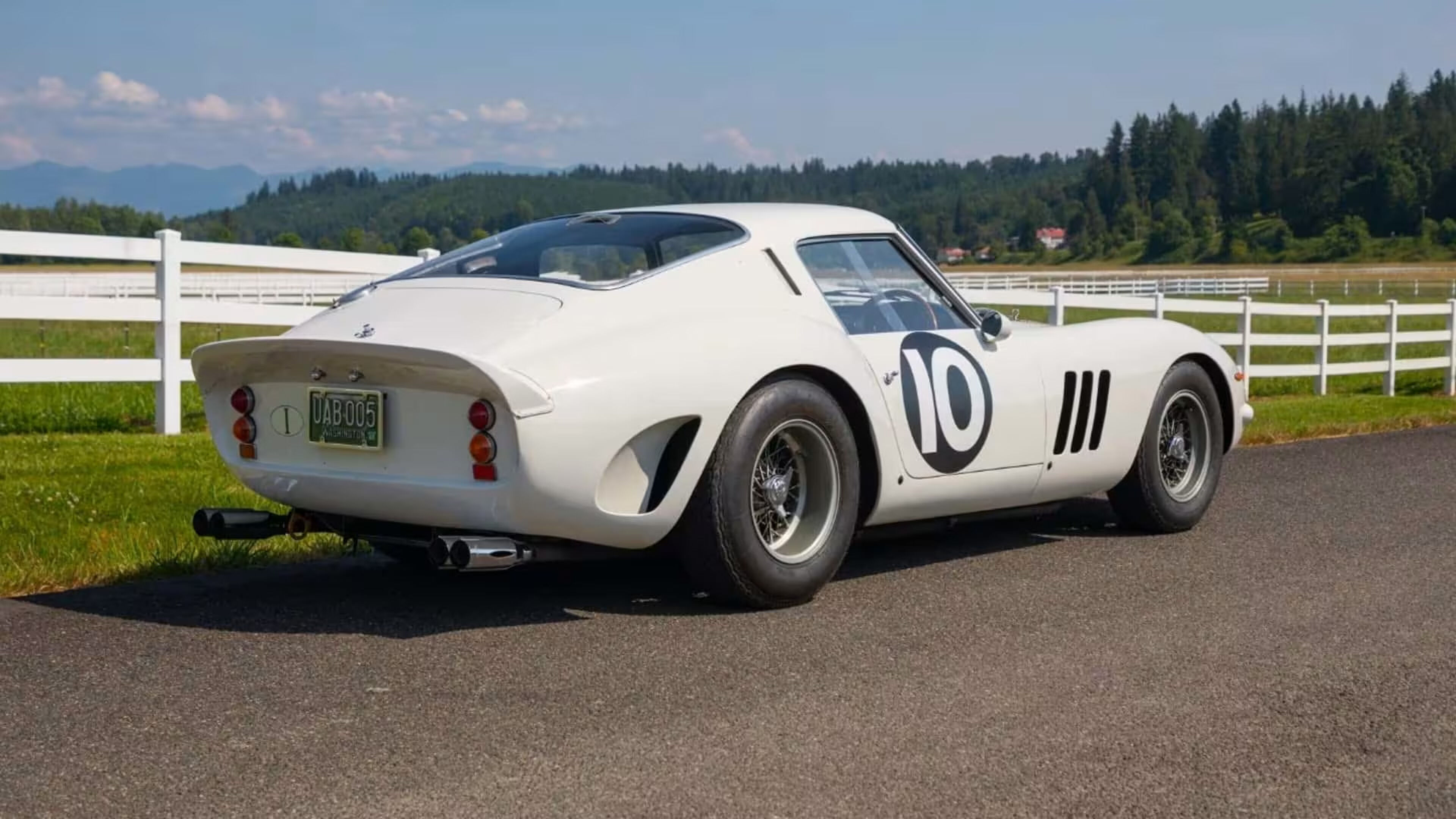De witte Ferrari 250 GTO