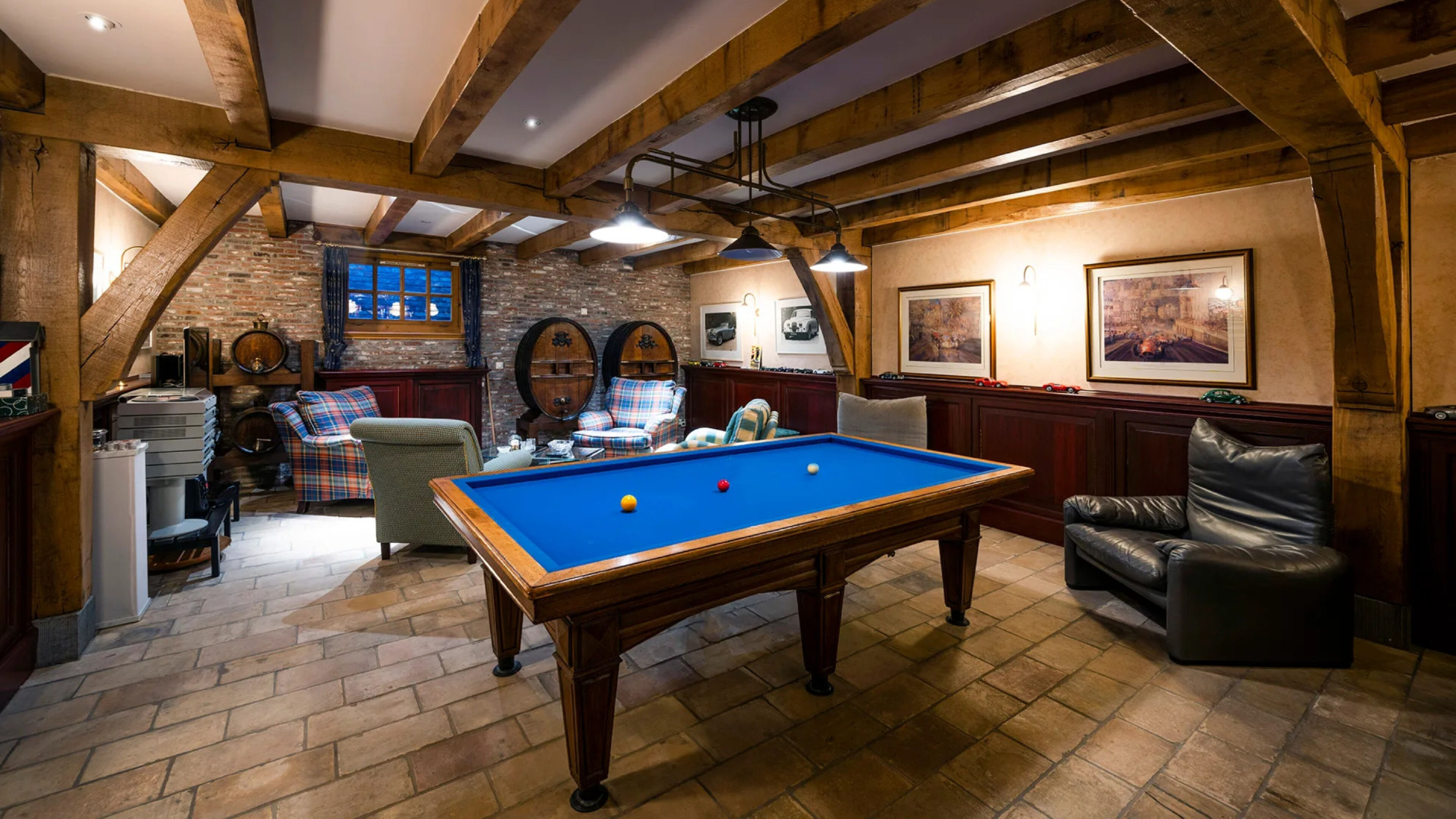 Het interieur van de villa van Jaap van Zweden