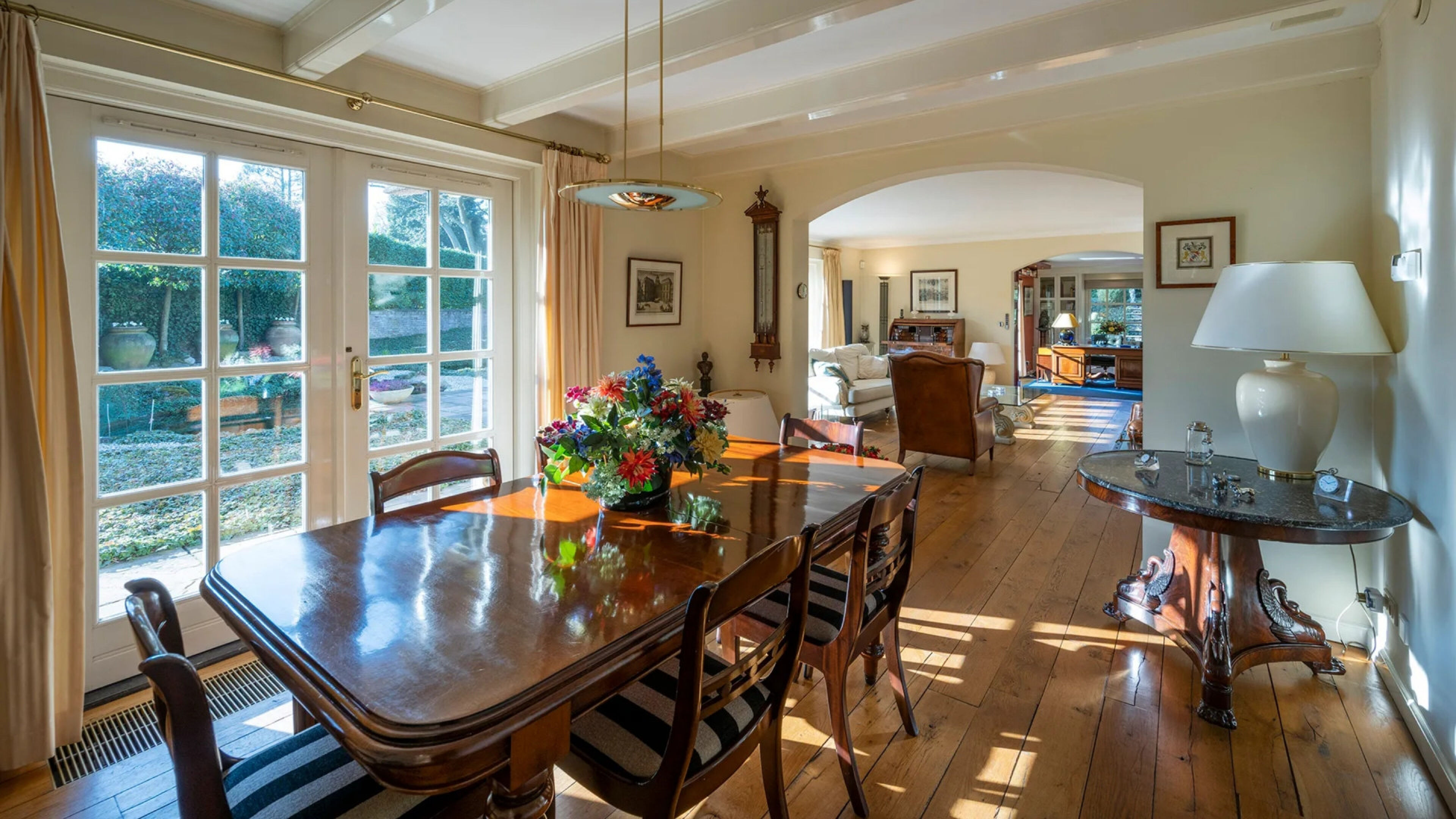 Het interieur van de villa van Jaap van Zweden