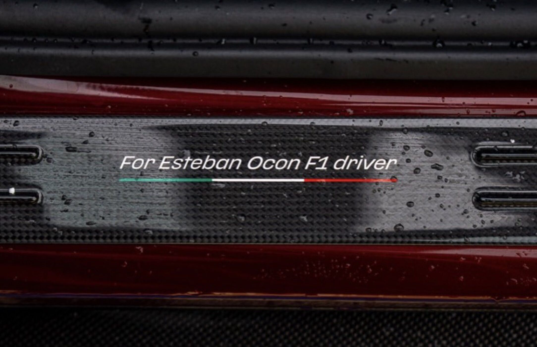 De Ferrari 296 GTB van Esteban Ocon