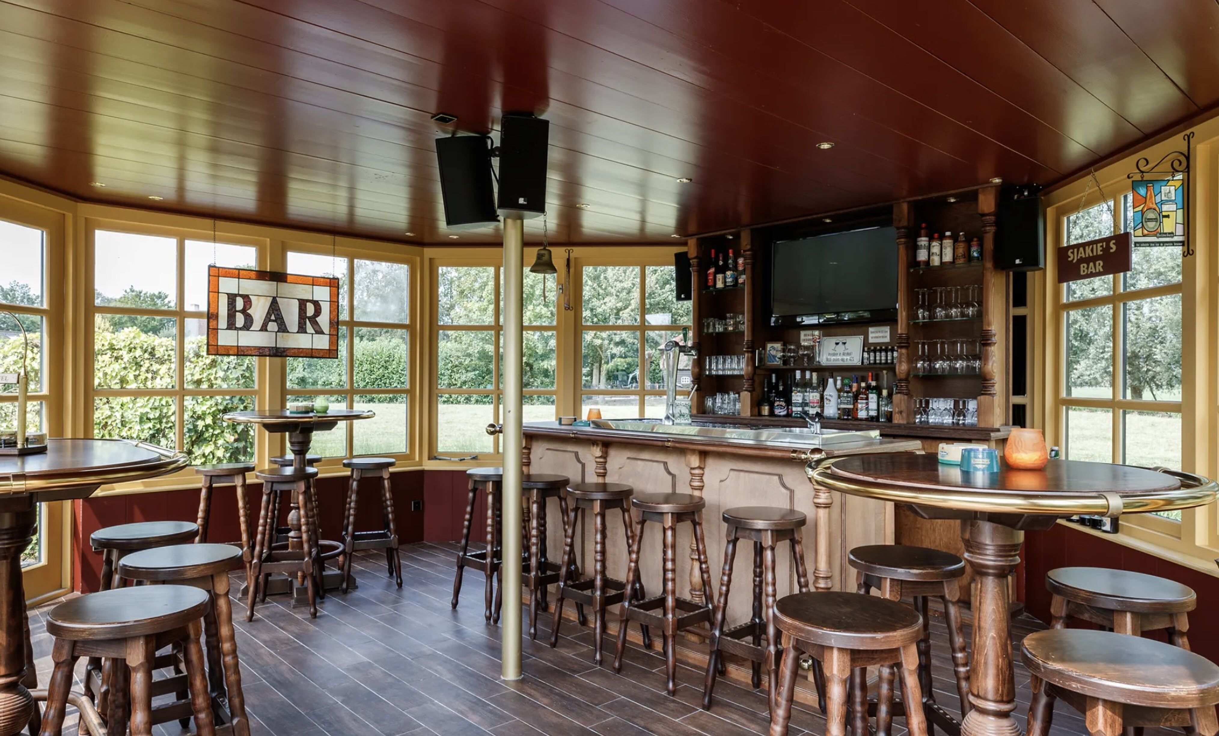 De woonboerderij in Schalkwijk