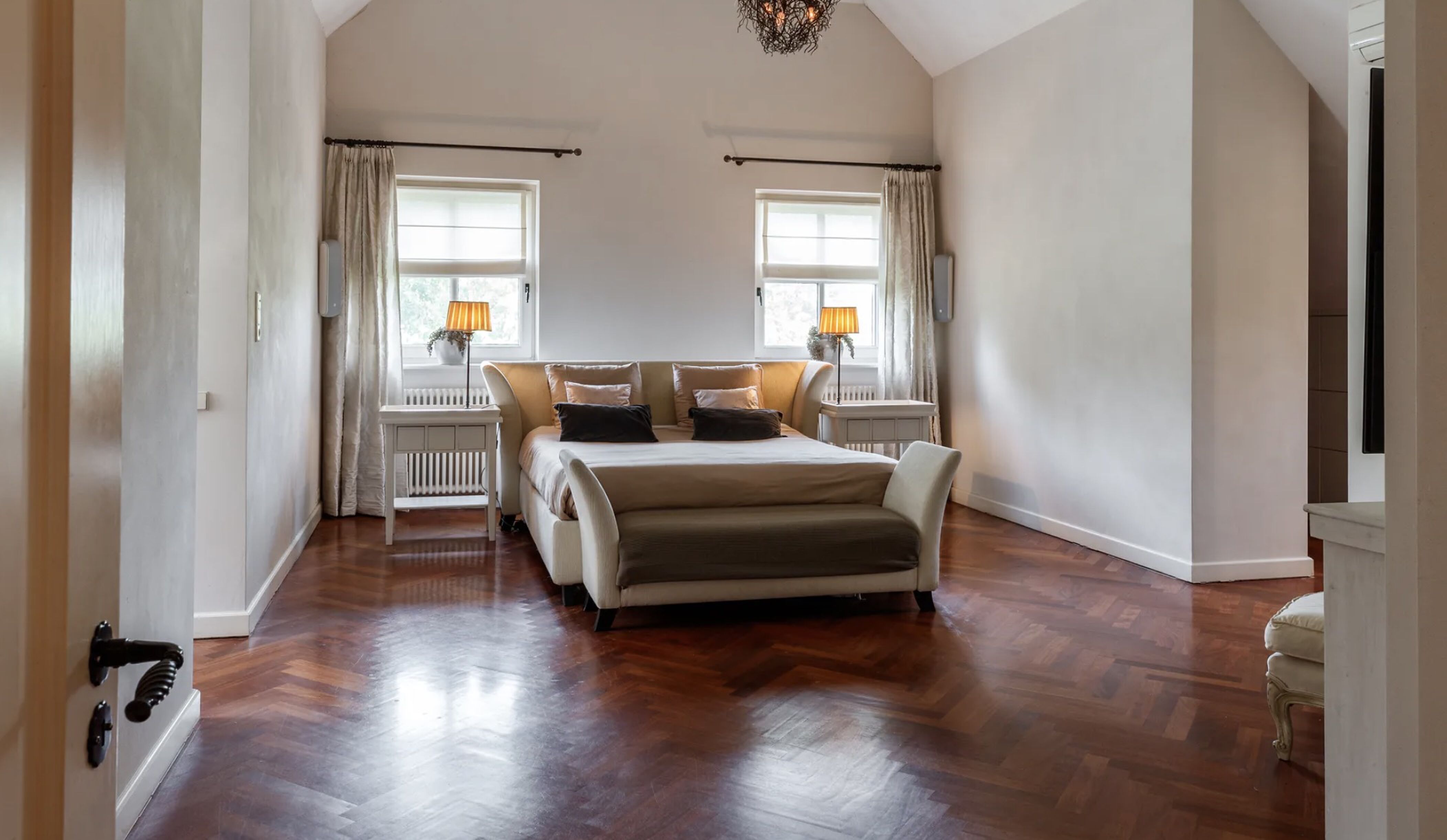 De woonboerderij in Schalkwijk