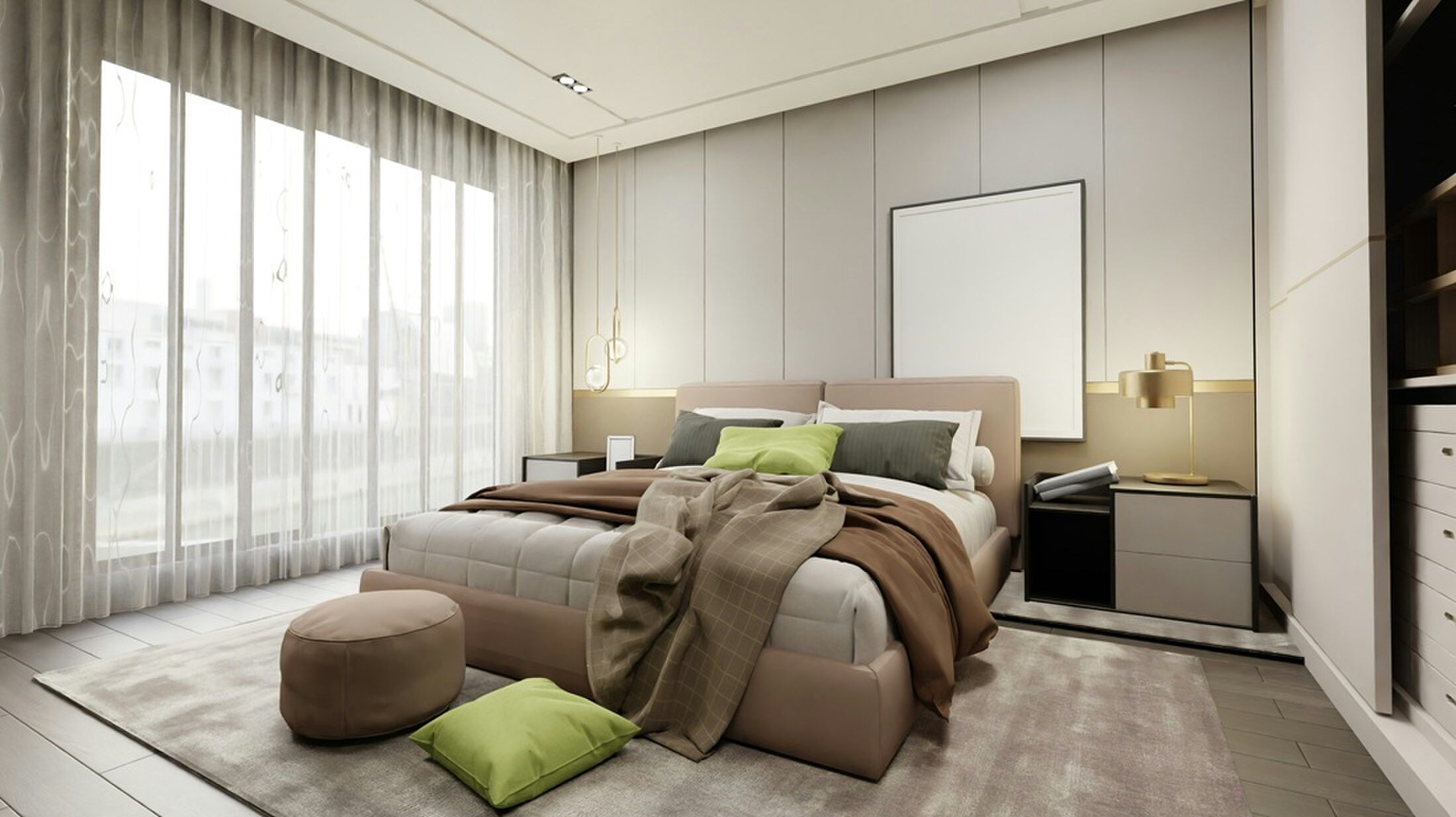 E&eacute;n van de hotelkamers waarin de man wellicht sliep