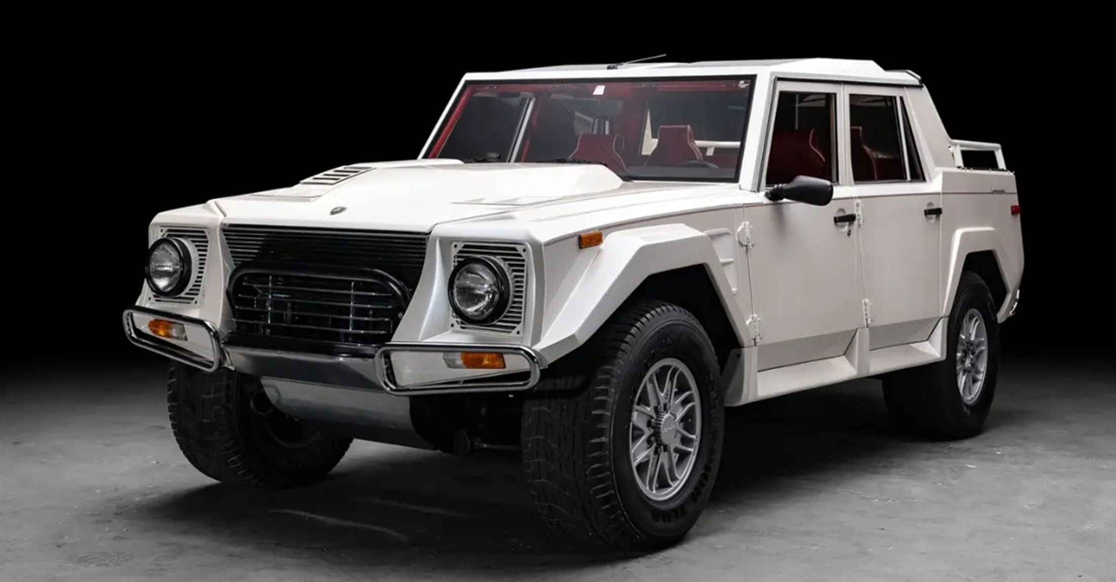 De voorkant van de Rambo Lambo