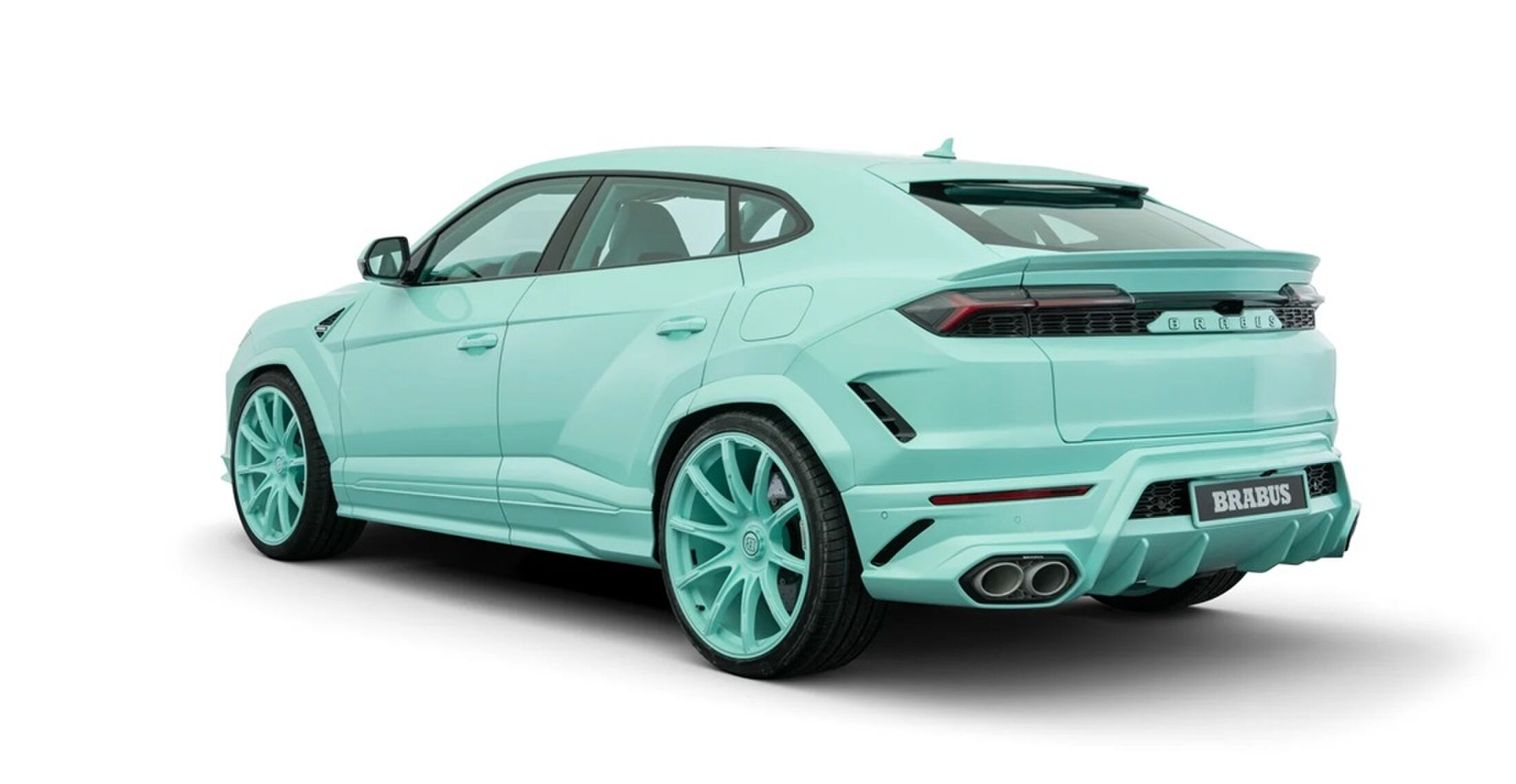 De achterzijde van de Brabus 900 Mint