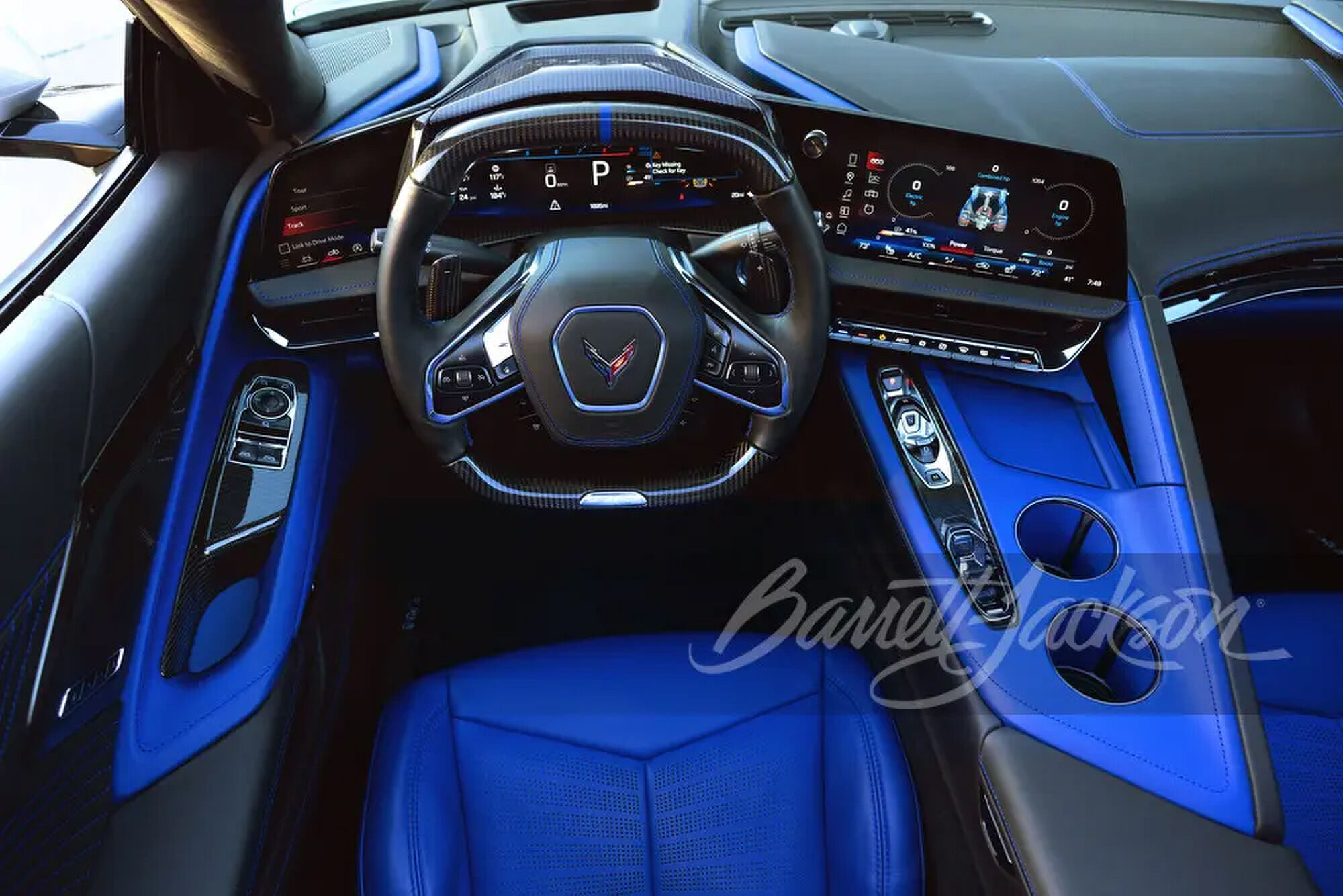 Het interieur van de Corvette ZR1X