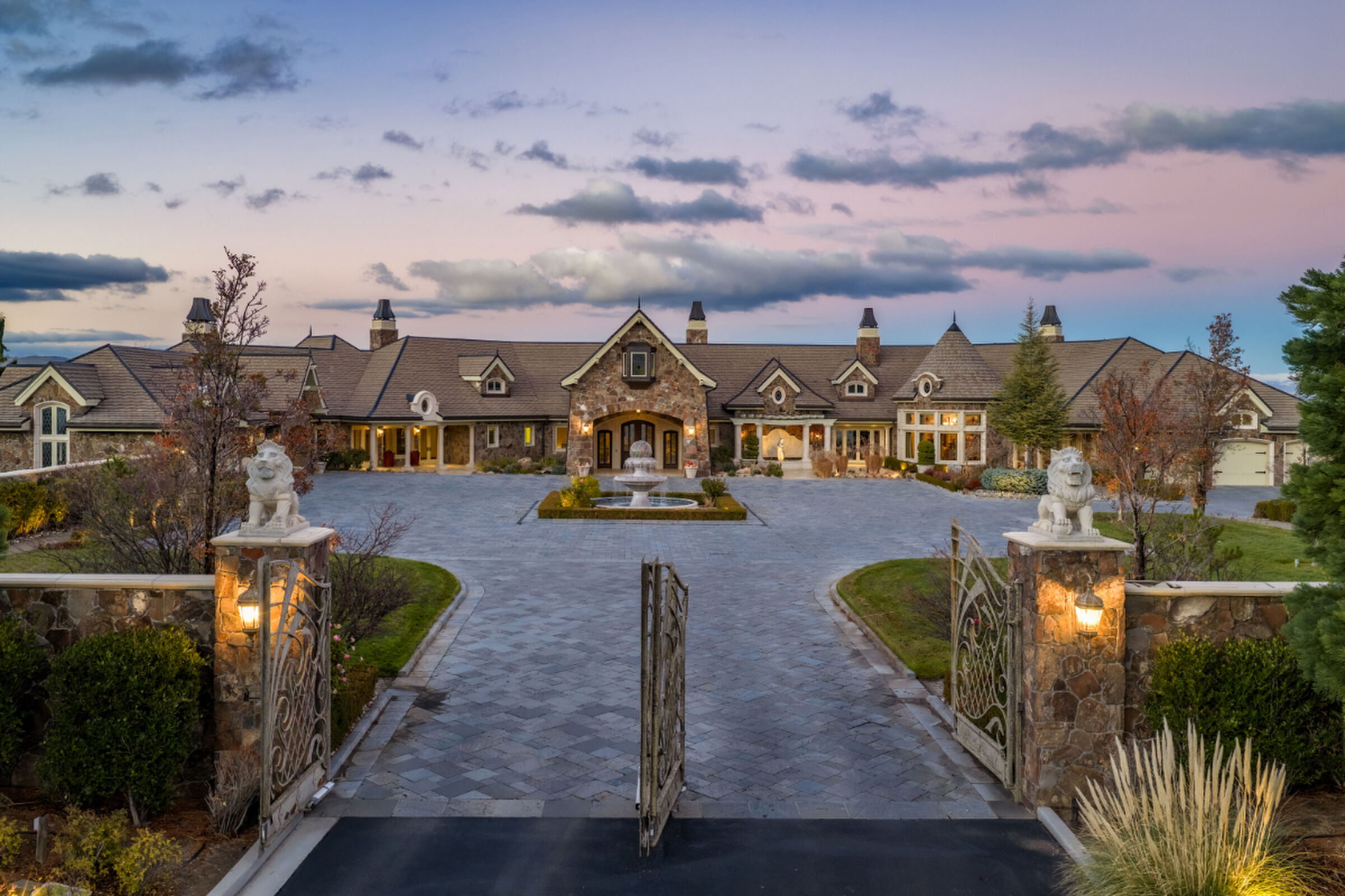 Het landgoed in Reno