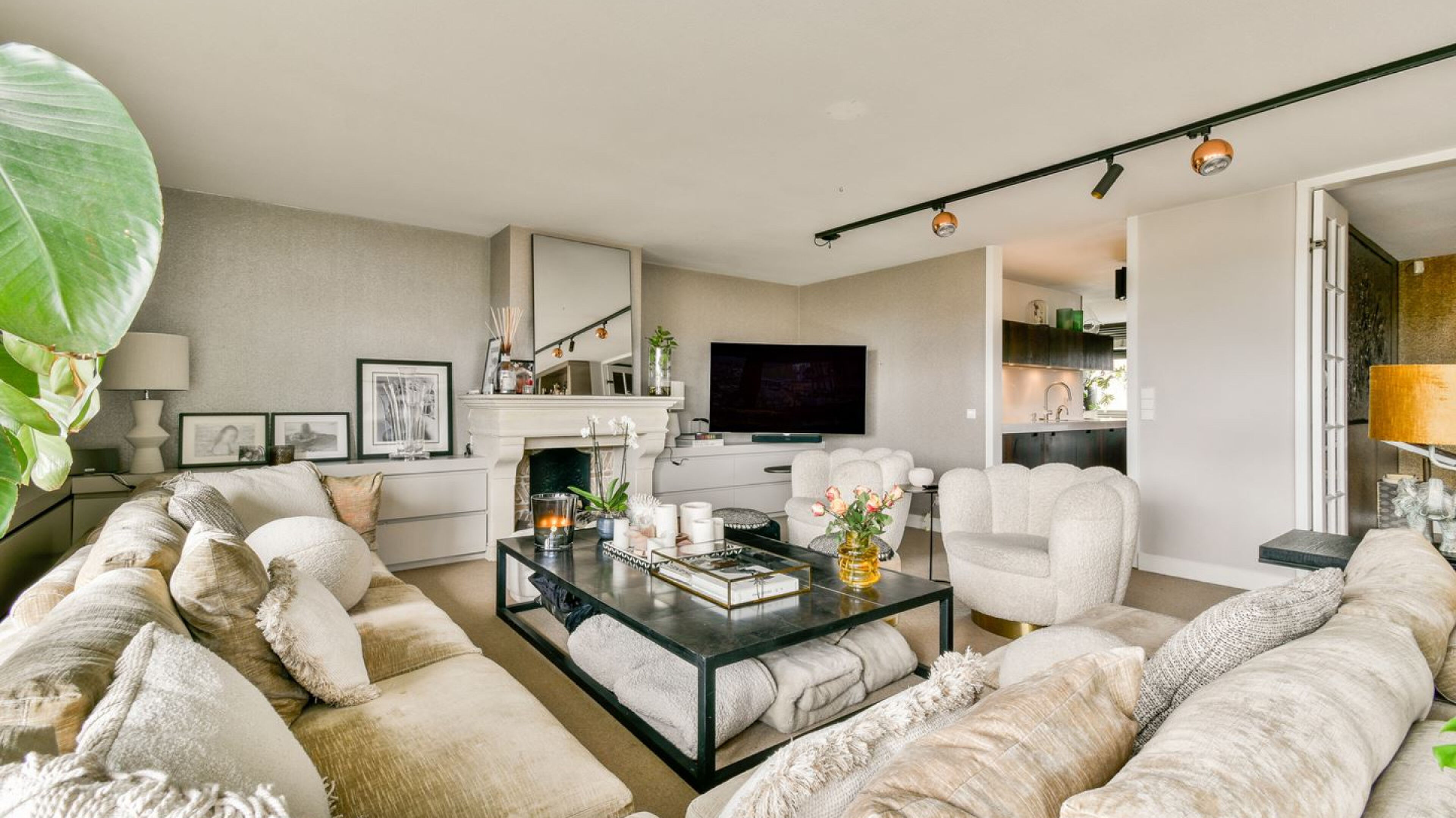 Het appartement van Richard Witschge in Amsterdam