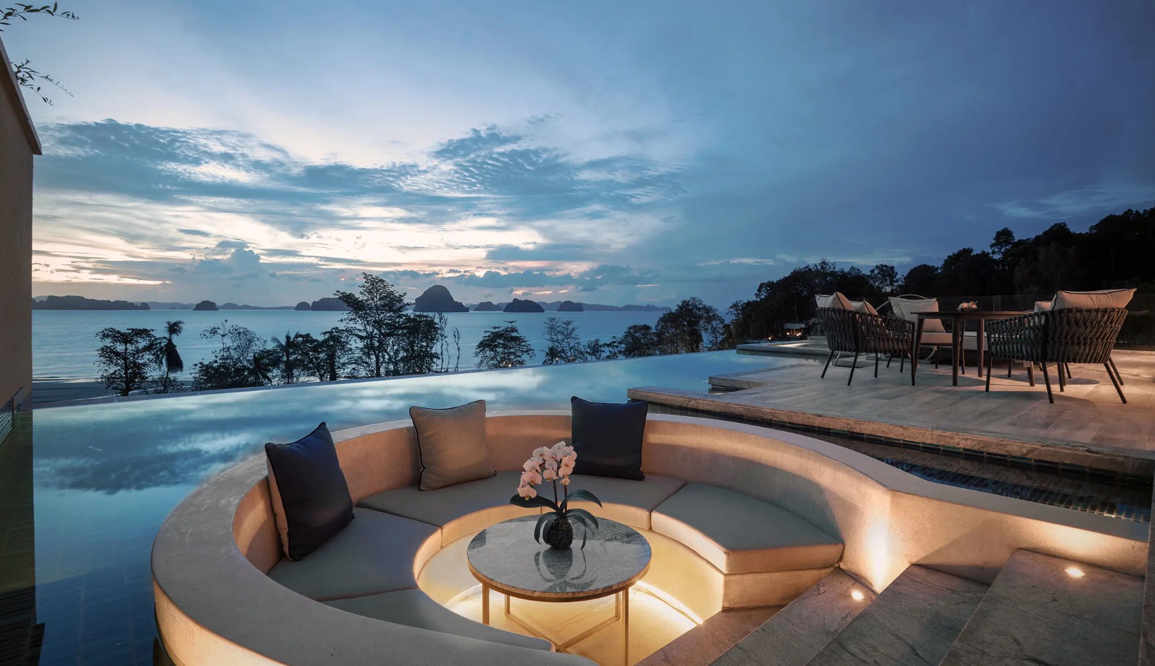 Een privéstrand in Krabi