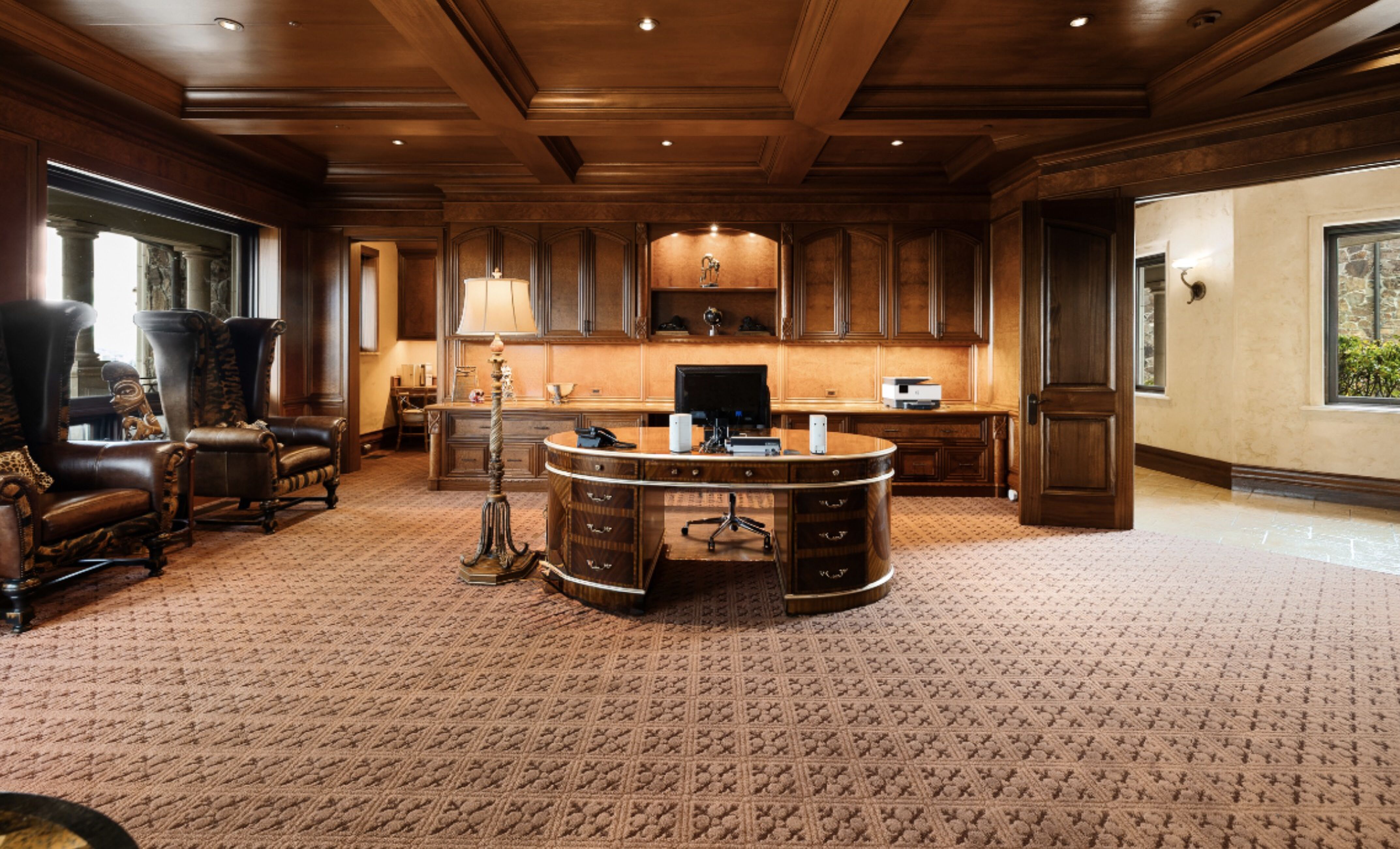 Het kantoor van het landgoed in Reno