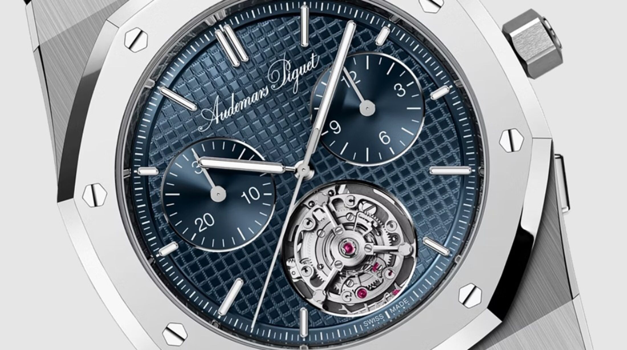 De wijzerplaat van het unieke horloge