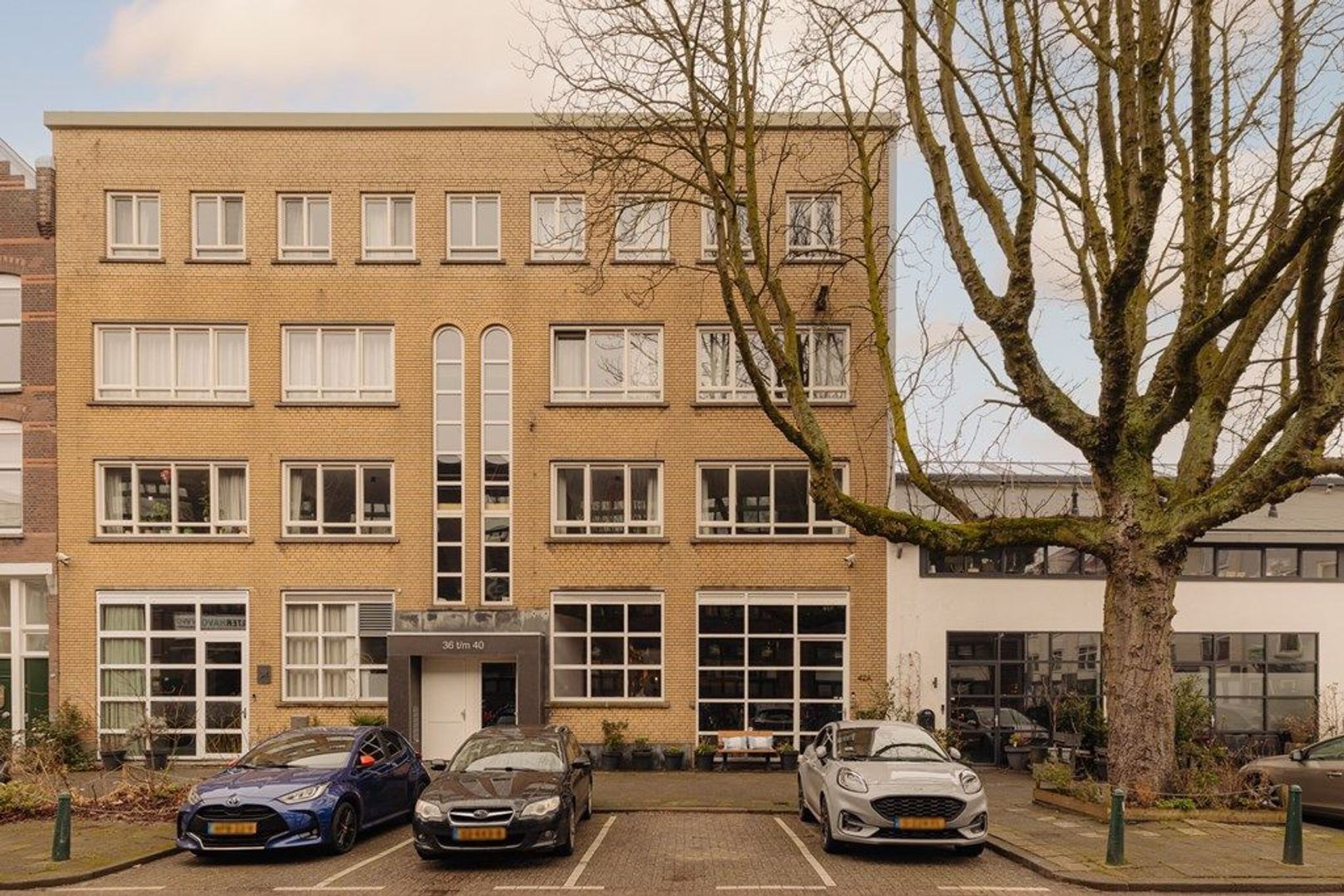 Het pand in Rotterdam waarin het loft zich bevindt