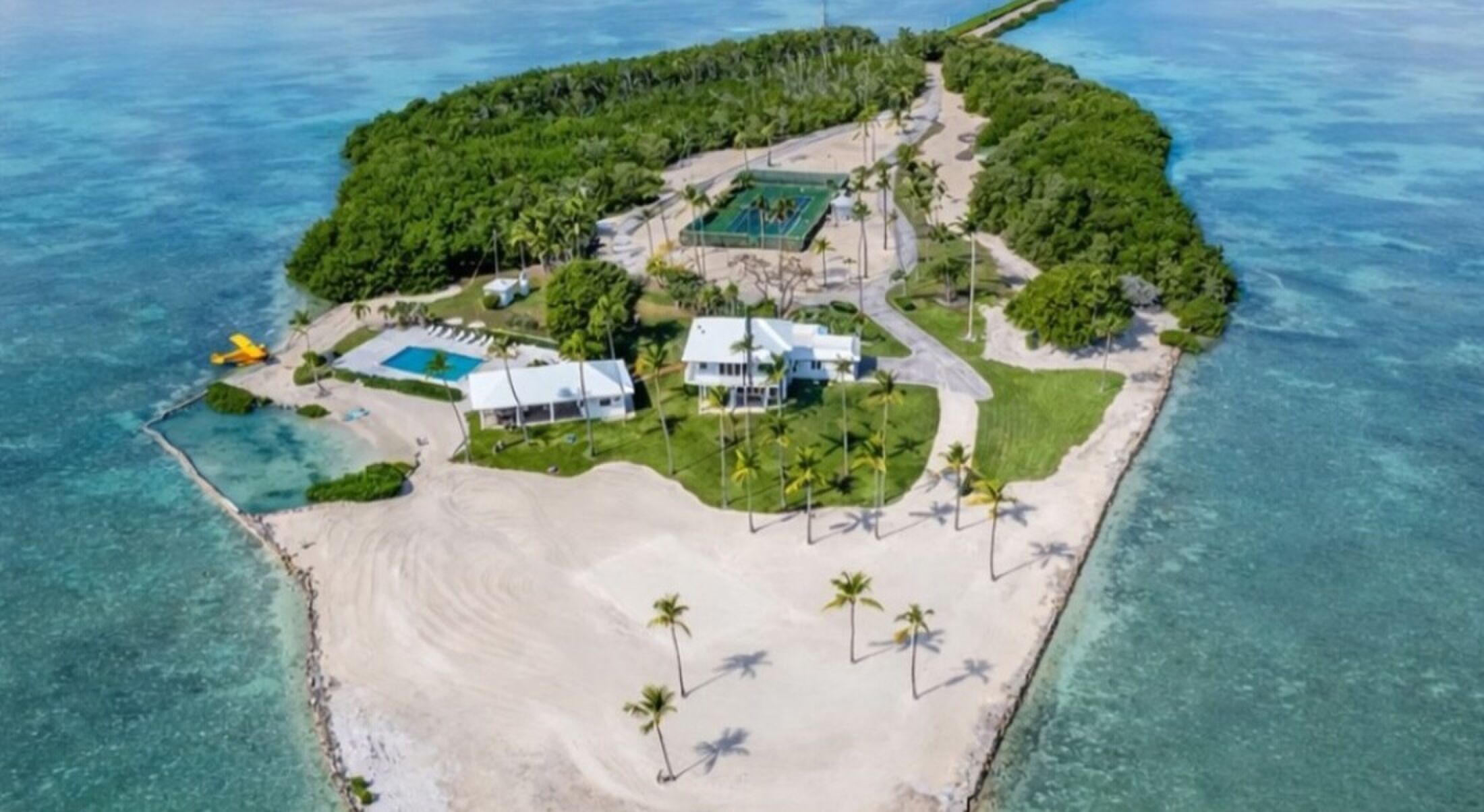 Het luxe privé-eiland in Florida