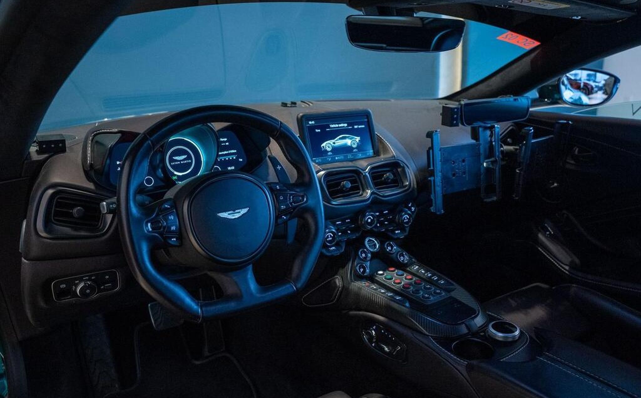 De cabine van de safety car