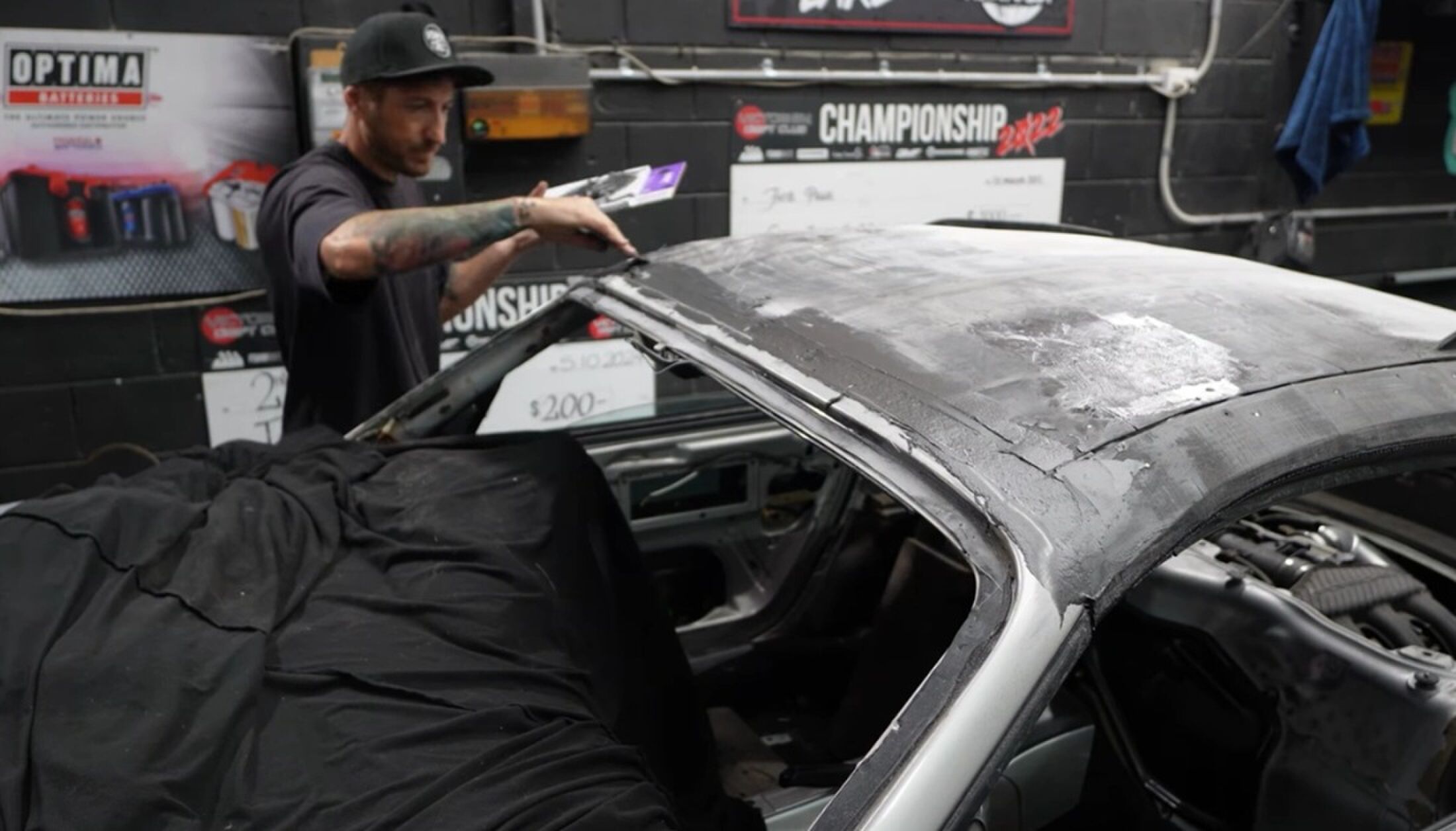 De bovenzijde van de door printers gemaakte Porsche 911 GT3 RS