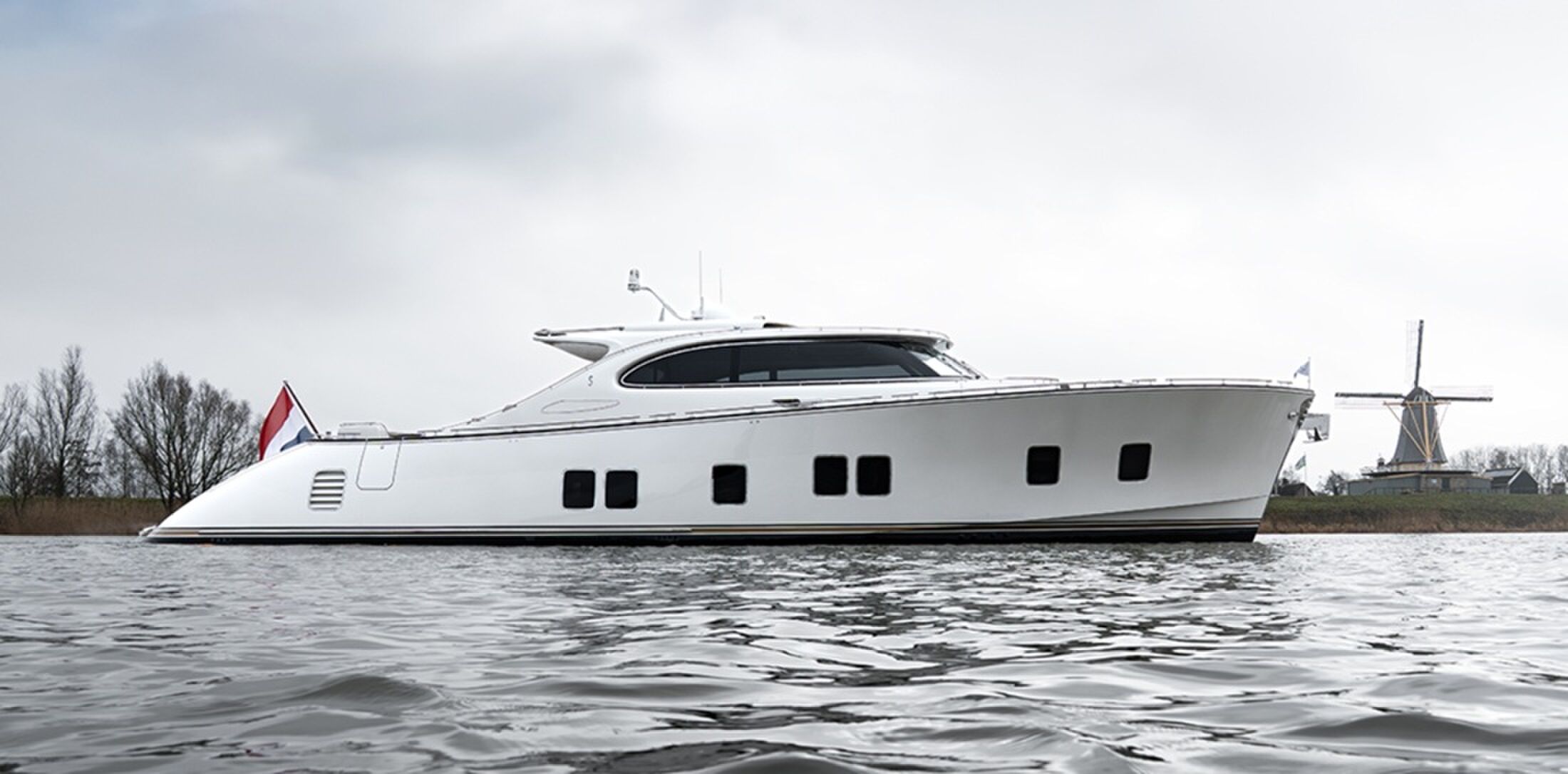 Het recent onthulde jacht van Zeelander