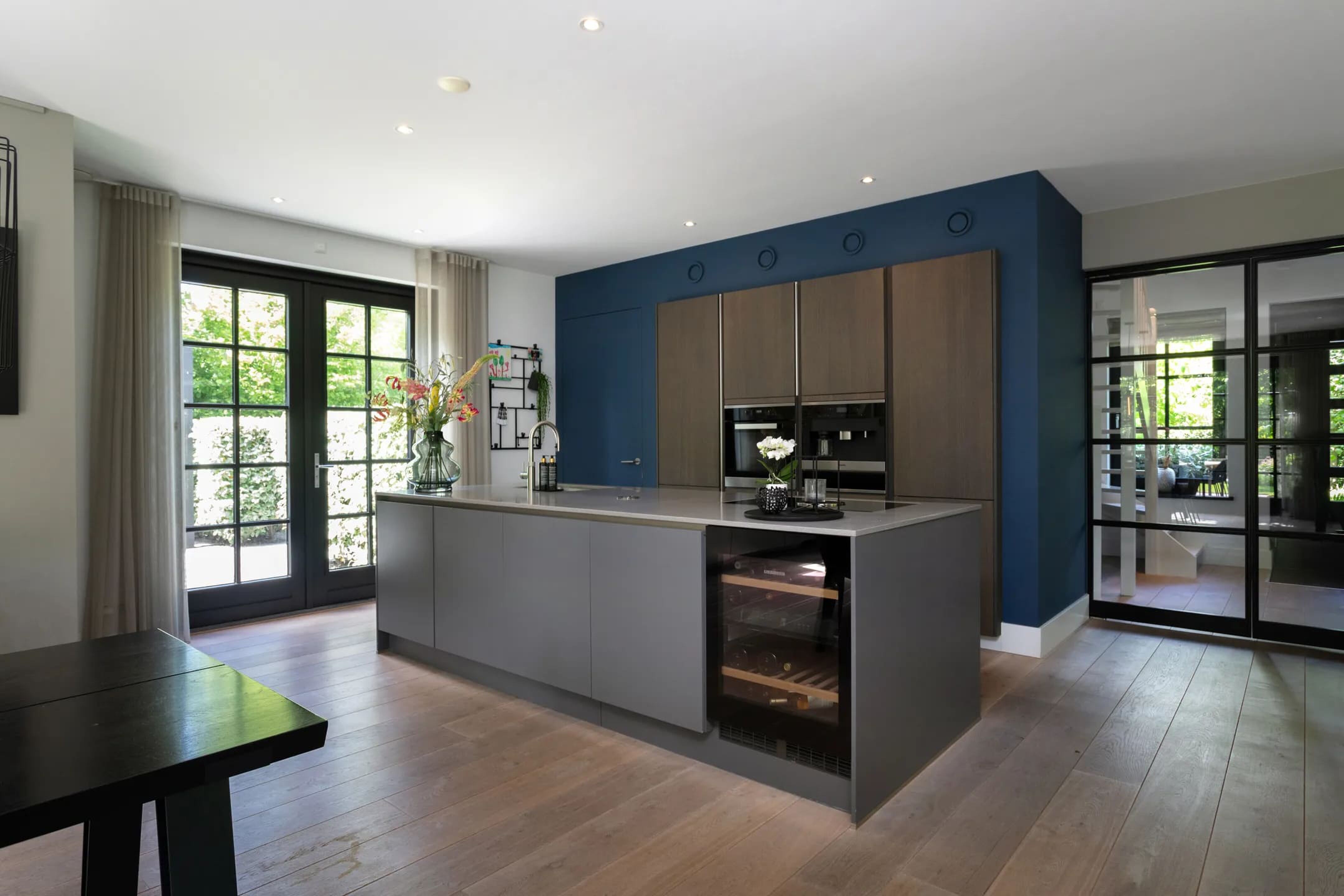de keuken in de villa in Noordwijkerhout