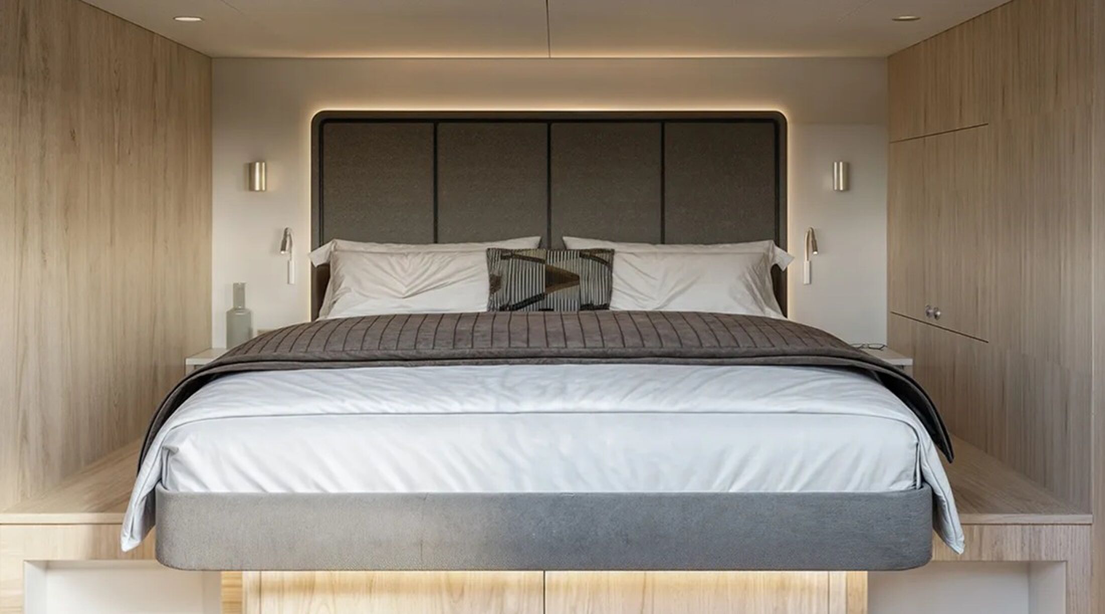 De mastersuite met kingsize bed