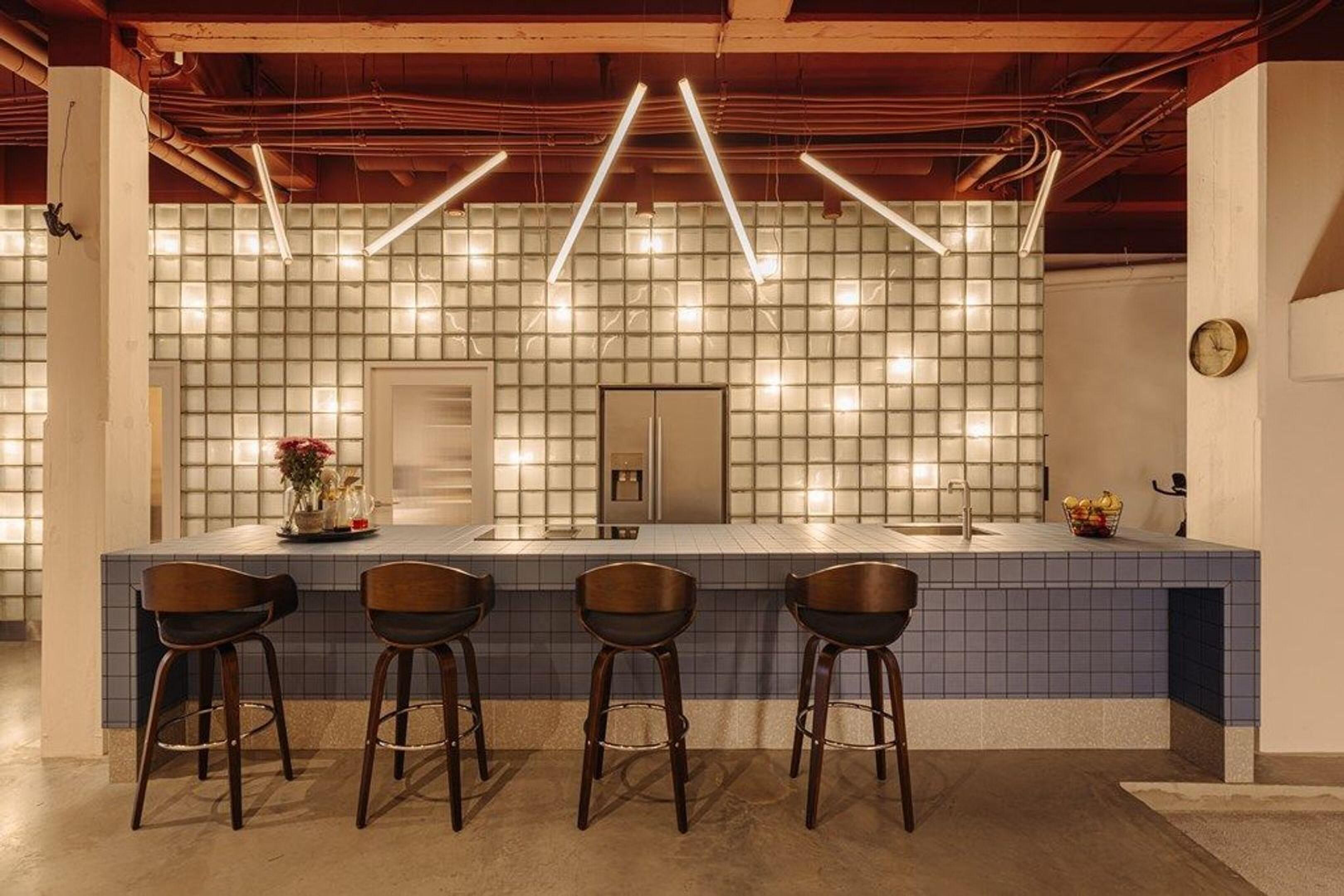 De super-de-luxe woonkeuken