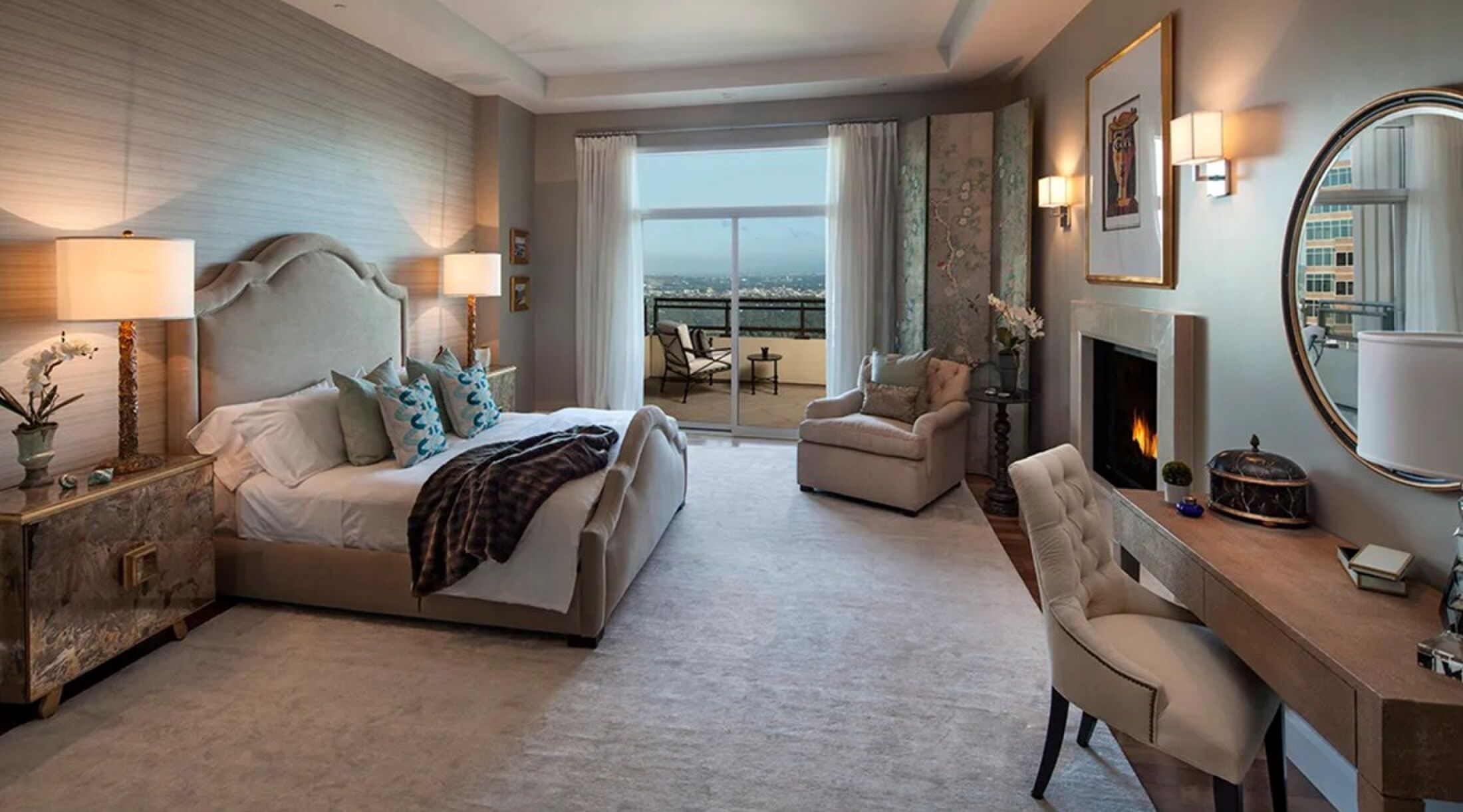 De mastersuite met balkon