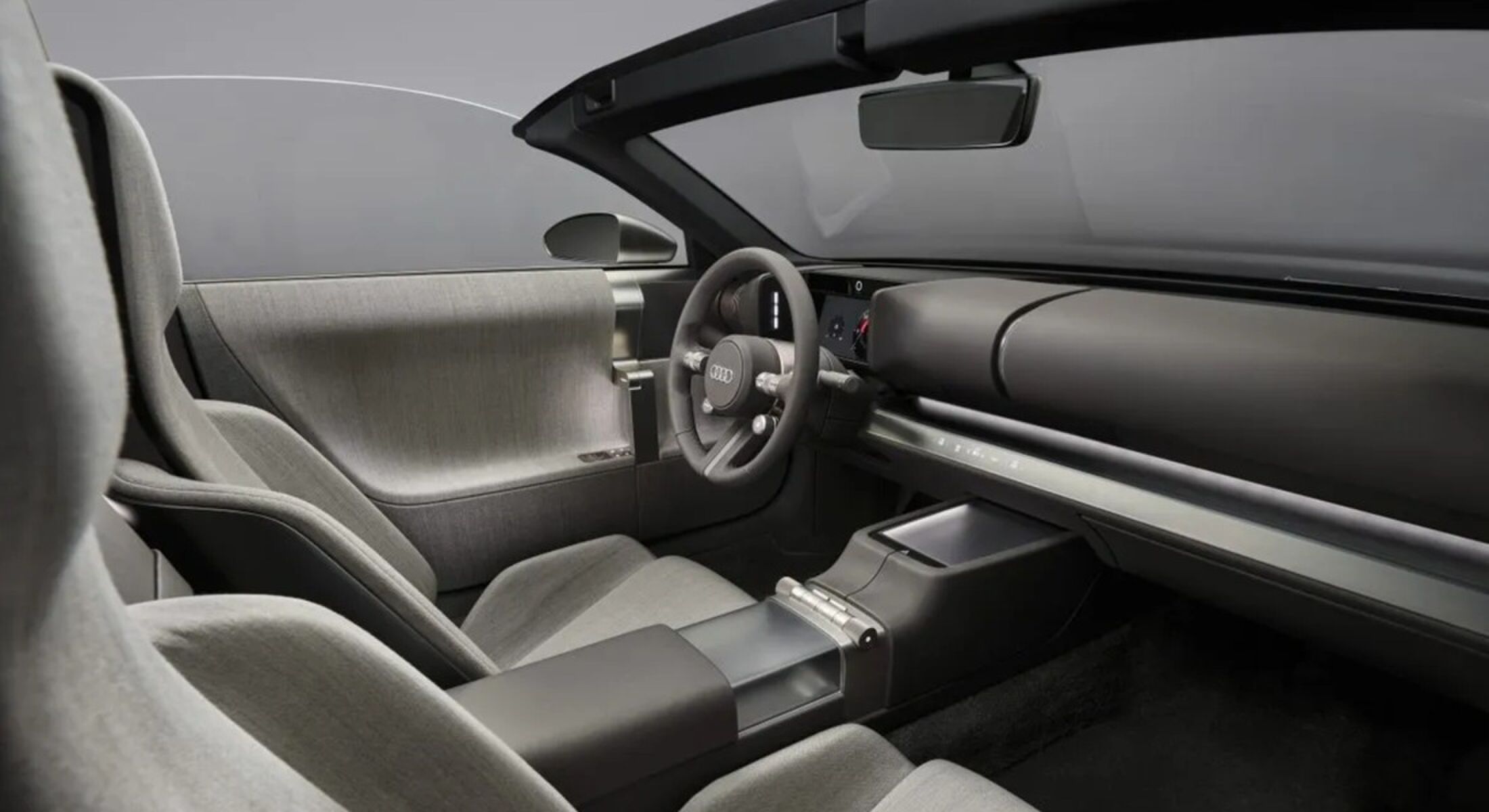 Het interieur van de Audi Concept C