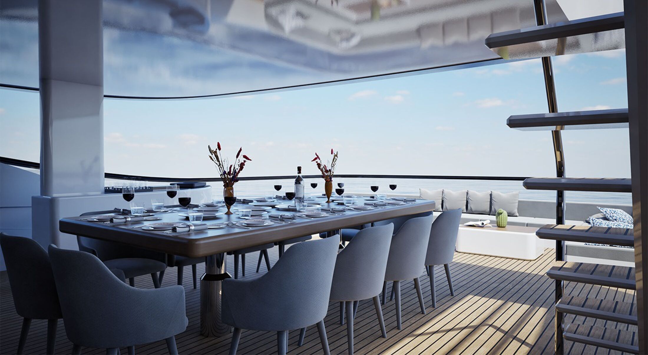 E&eacute;n van de luxe eetruimtes