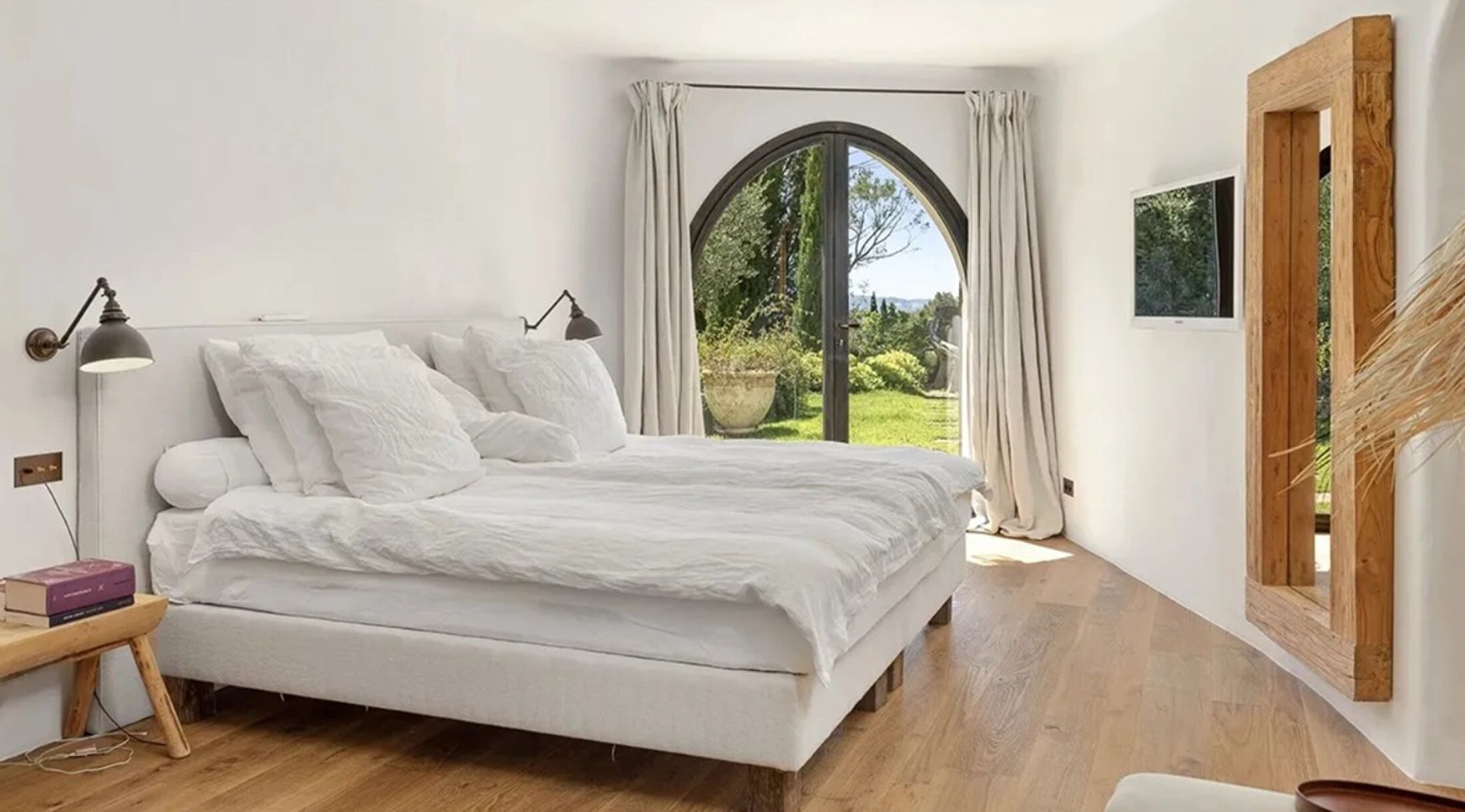 De mastersuite met kingsize bed