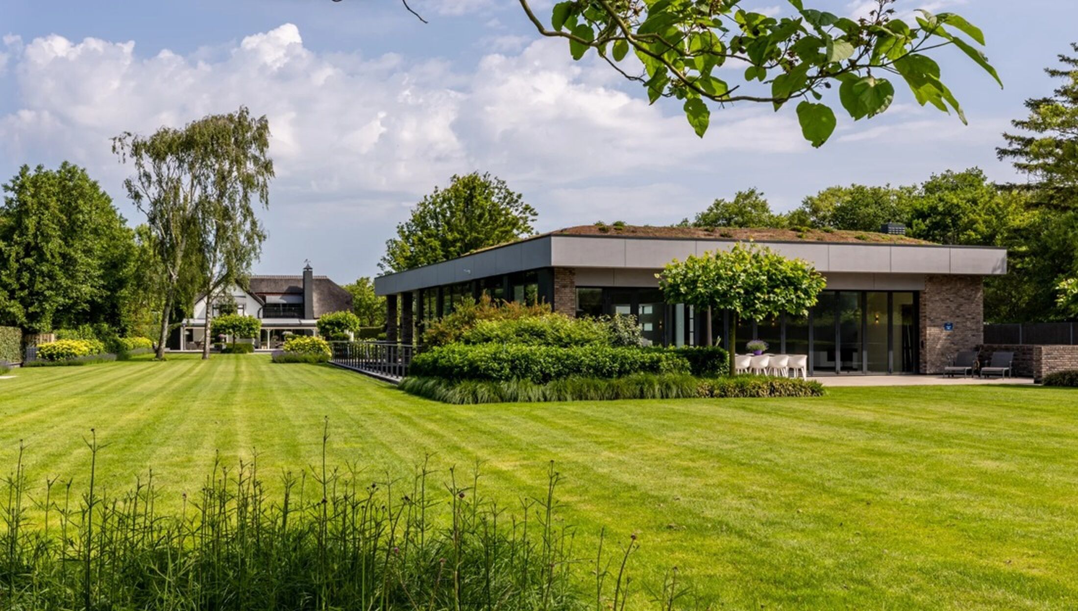 De gigantische achtertuin