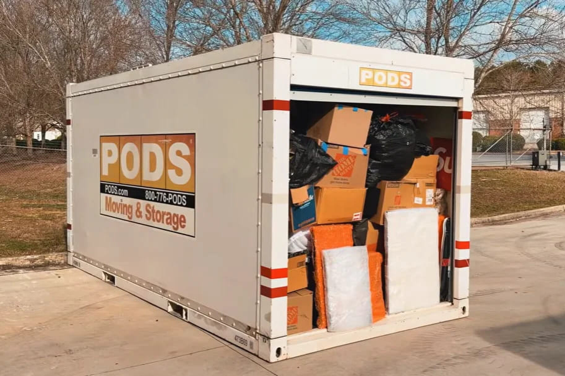 Harrison Nevel maakte een foto van de container met de jackpot erin