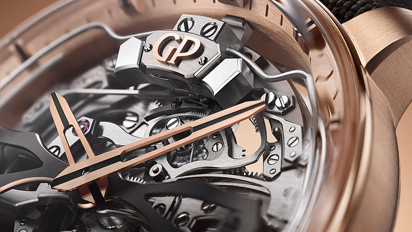 Een close-up van het Girard-Perregaux