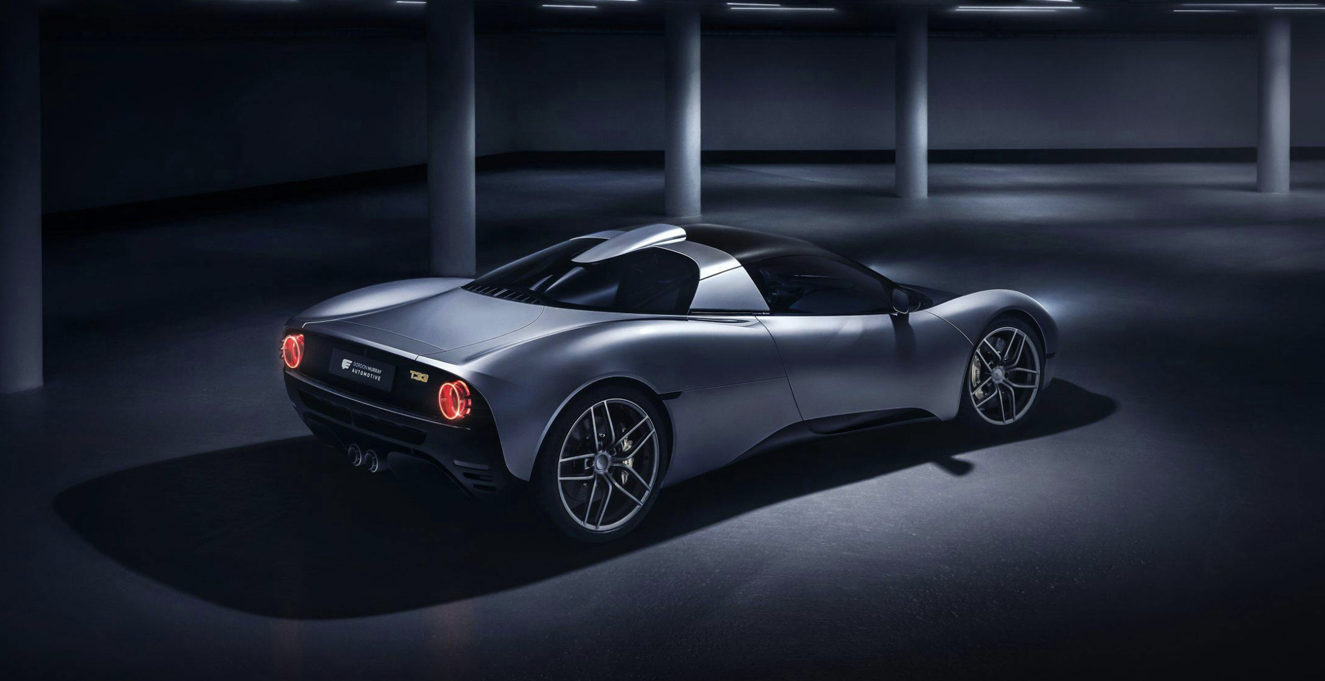 De achterzijde van de Gordon Murray T.33