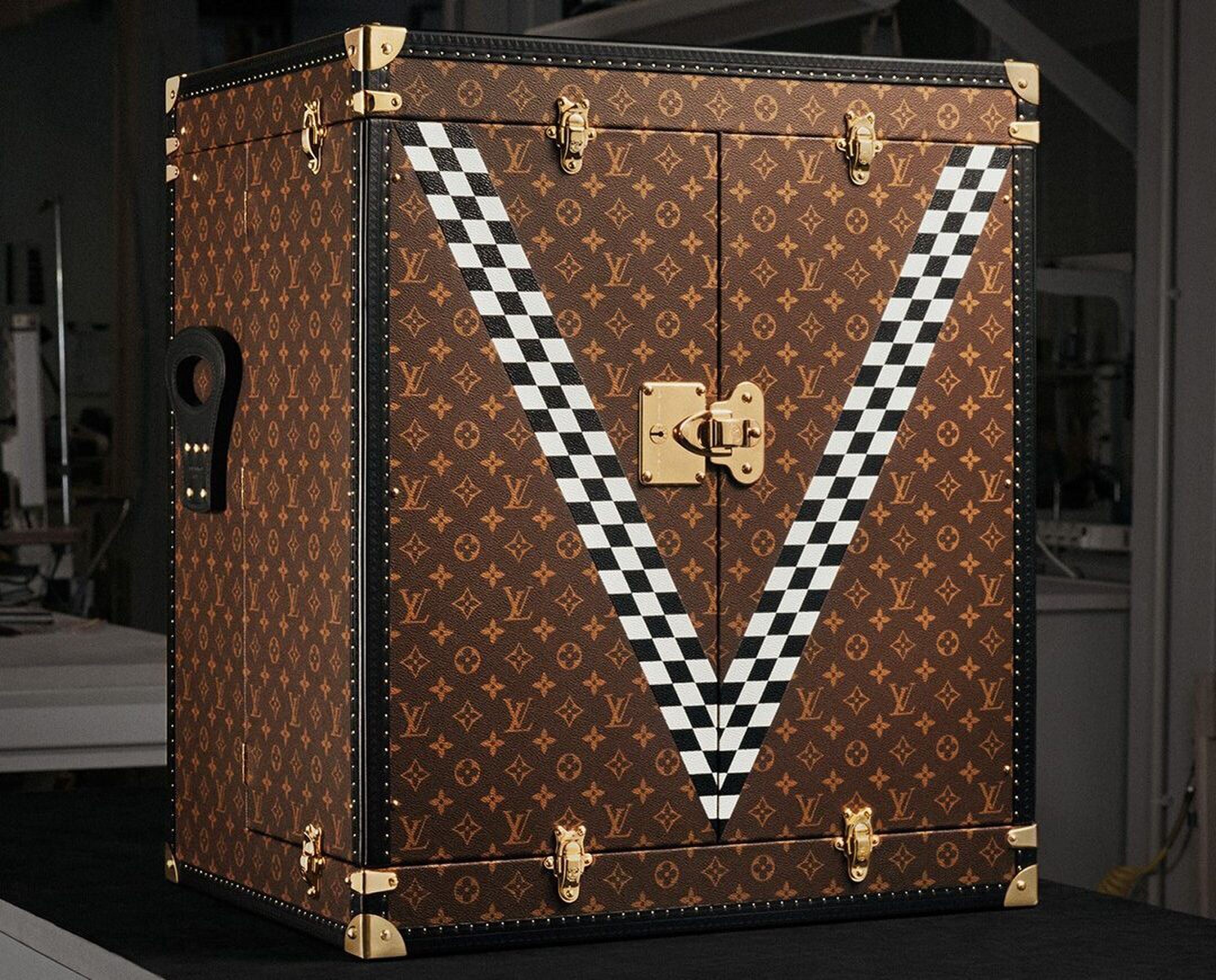 De Louis Vuitton-koffer voor de Formule 1