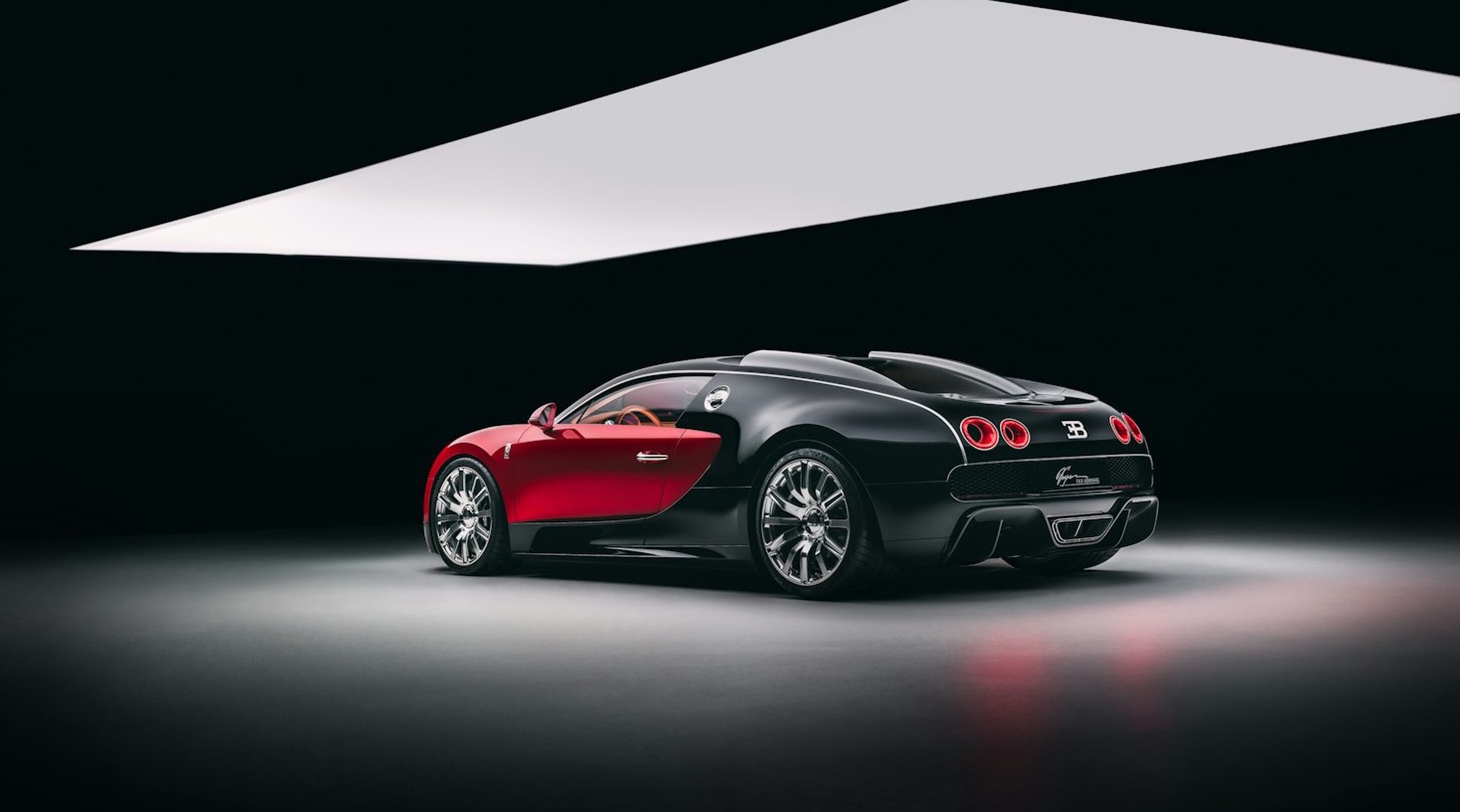 De achterzijde van de Bugatti F.K.P. Hommage