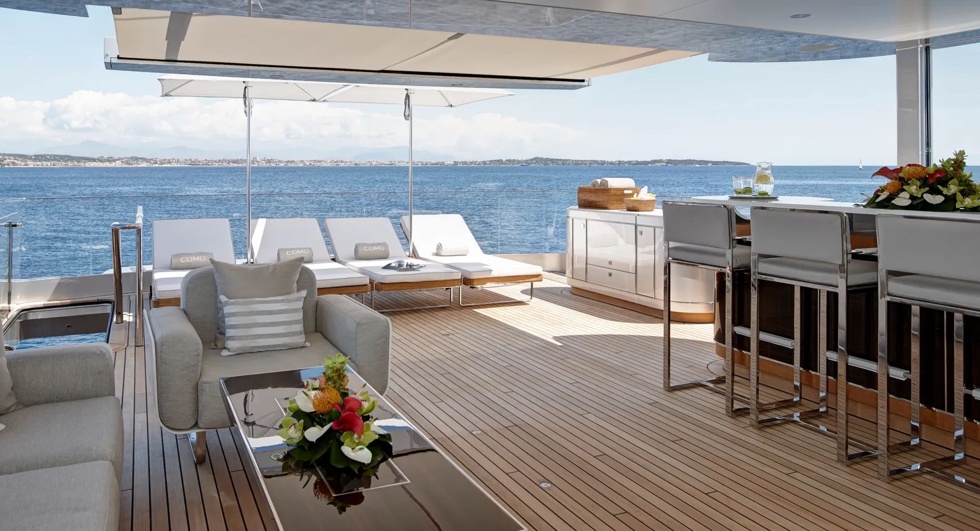 Het interieur van het Feadship-superjacht Excellence V