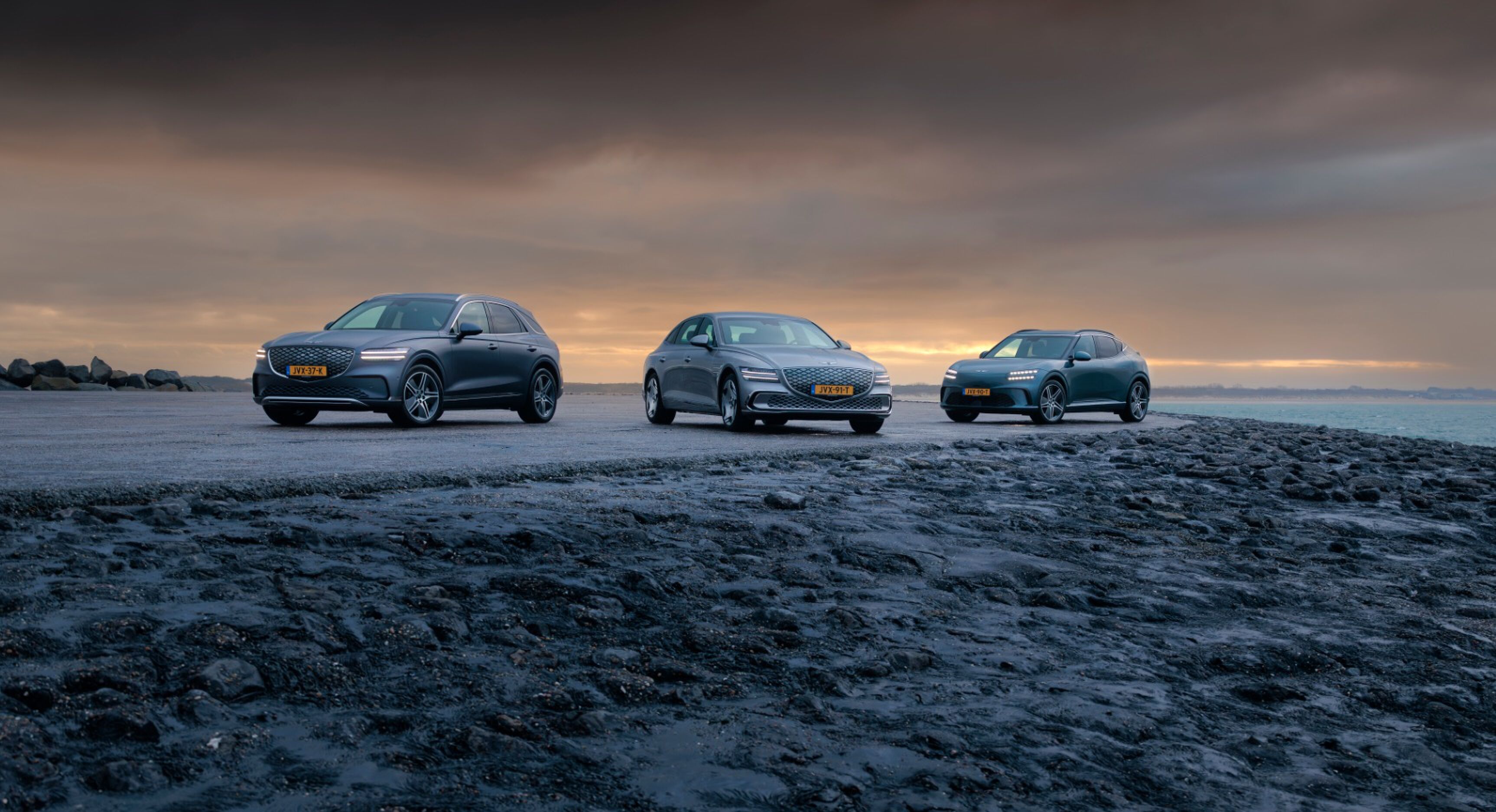 De drie elektrische modellen waarmee Genesis de Nederlandse markt betreedt