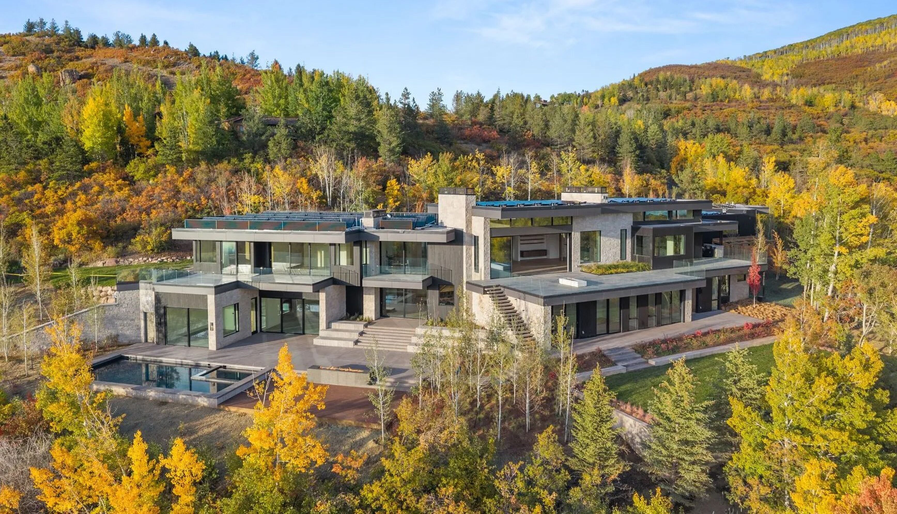 Het landgoed in Aspen