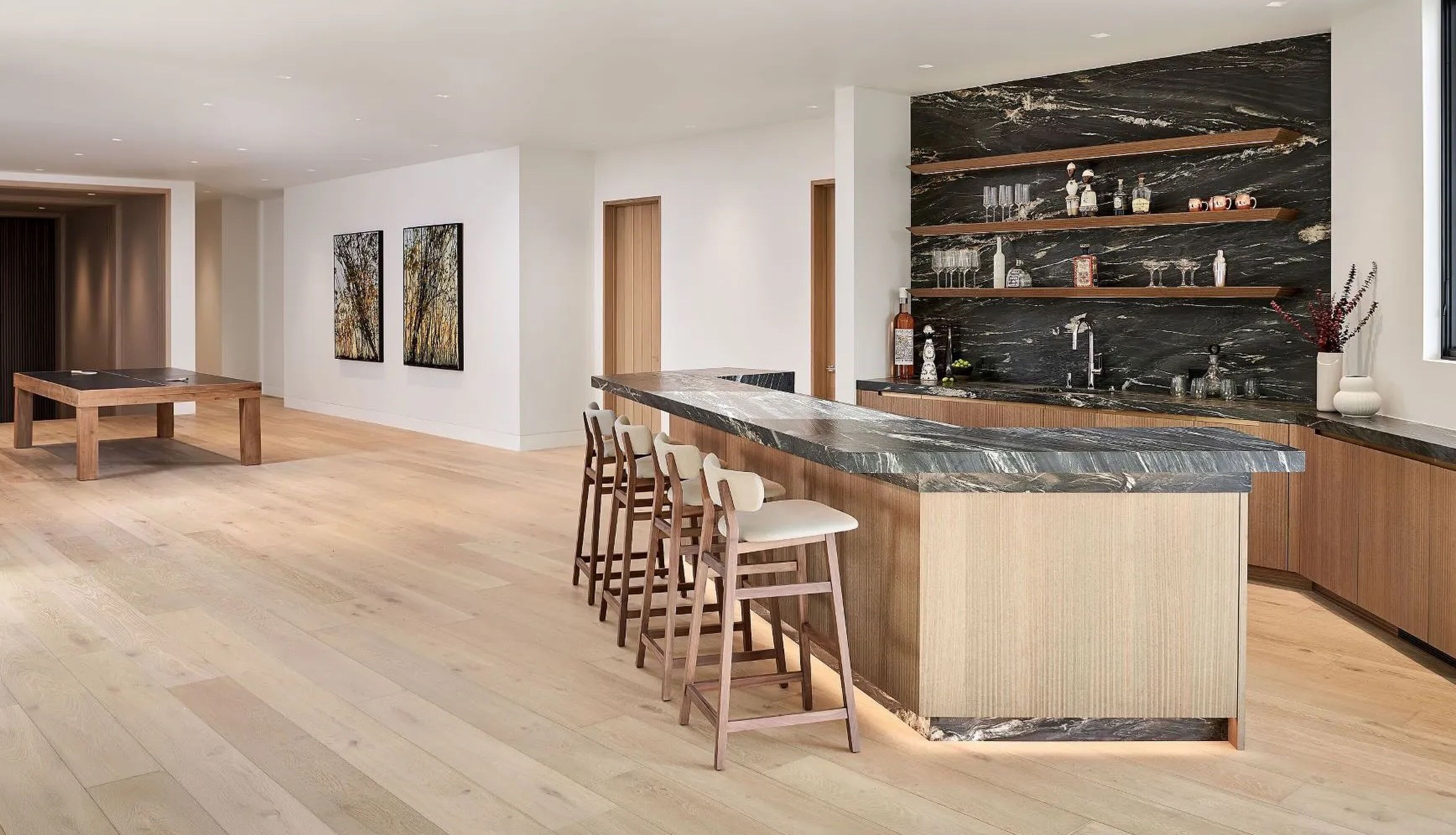 De bar van het landgoed in Aspen