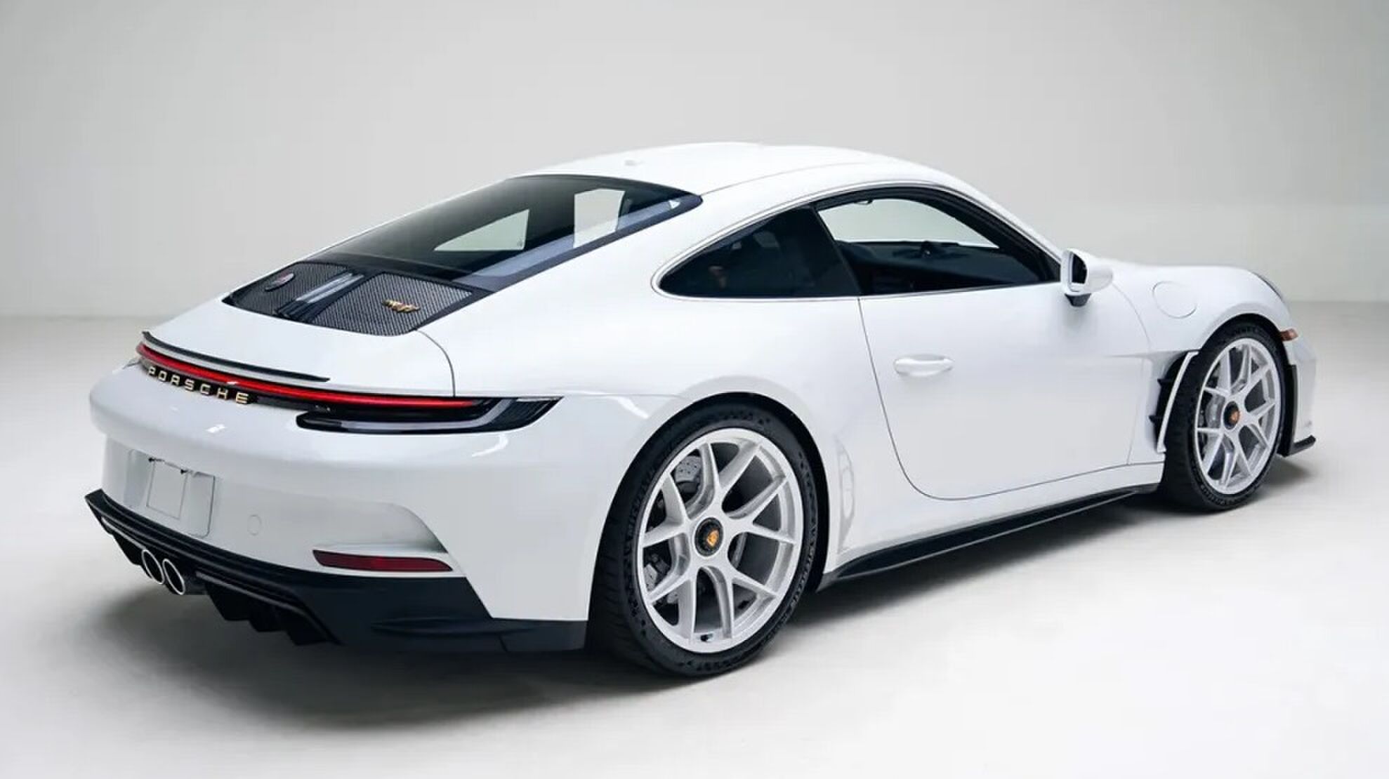 De achterzijde van de Porsche 911 S/T Heritage Edition