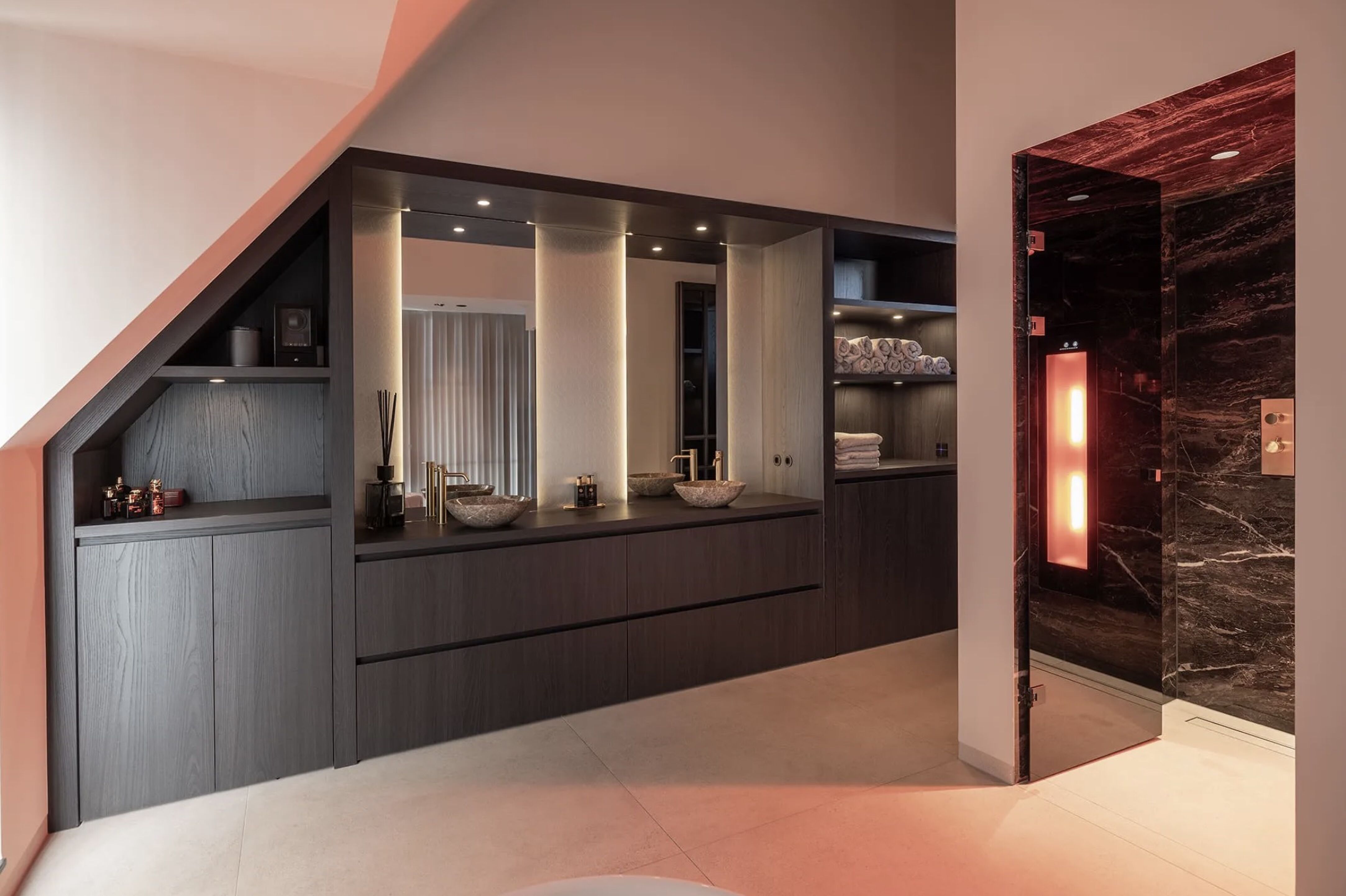 De wellness van de villa in Oisterwijk