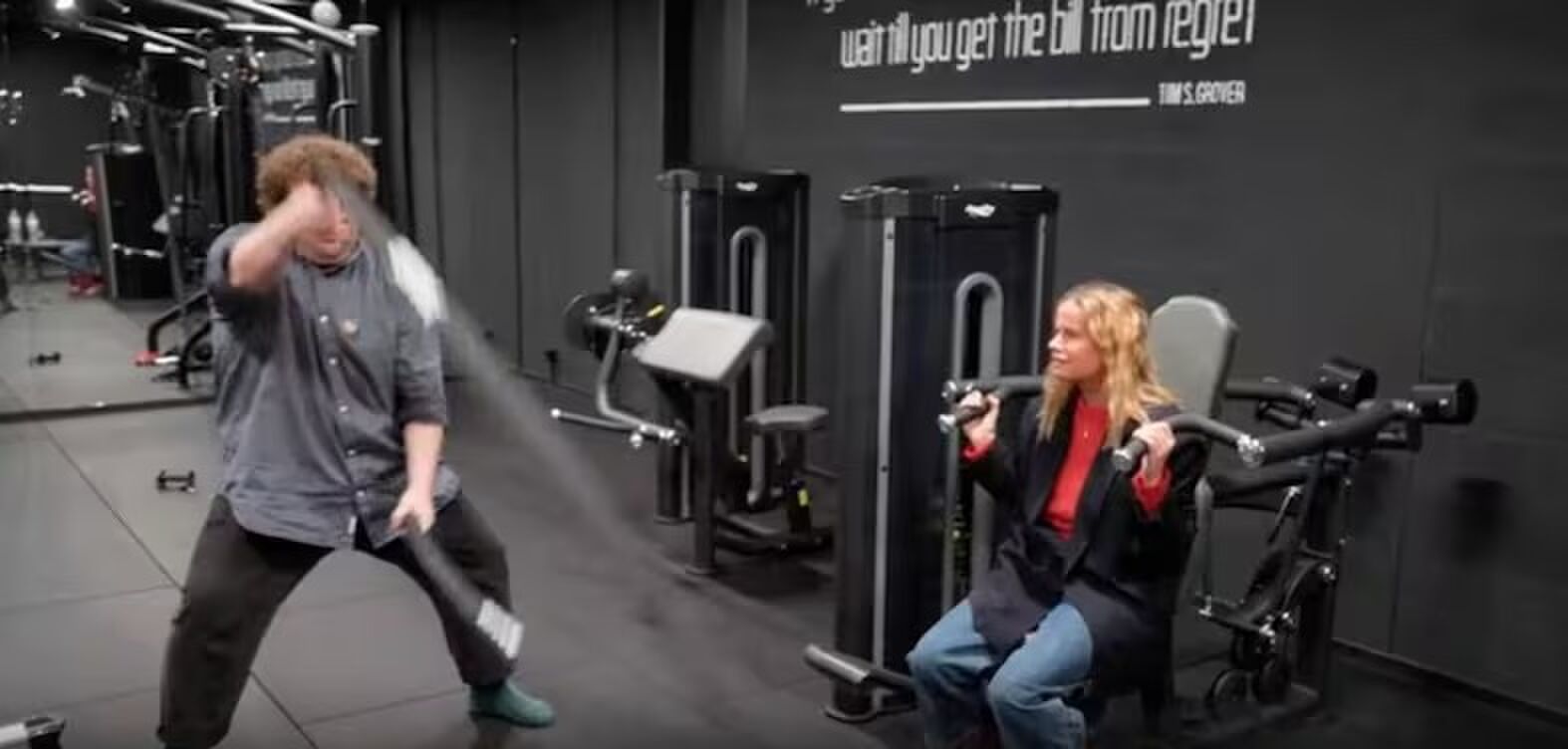 De fitnessruimte in de villa van Toby Alderweireld