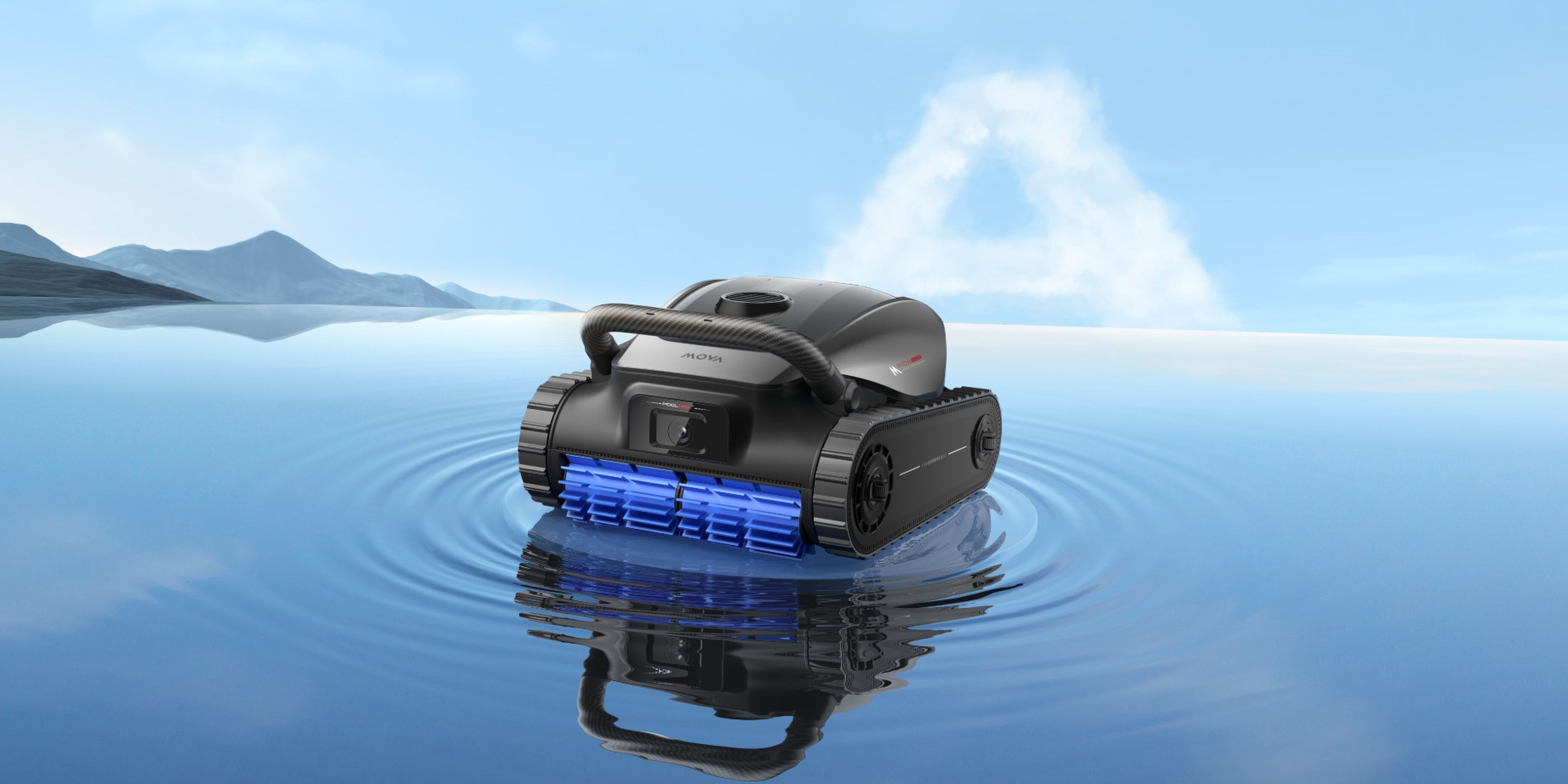 De zwembadrobot Diver A10 van MOVA