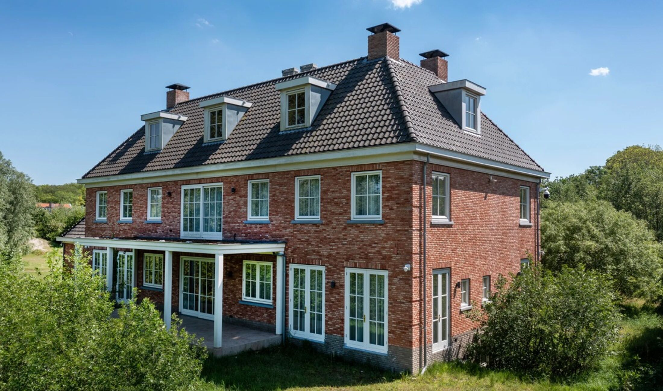 De villa op het landgoed in Wassenaar